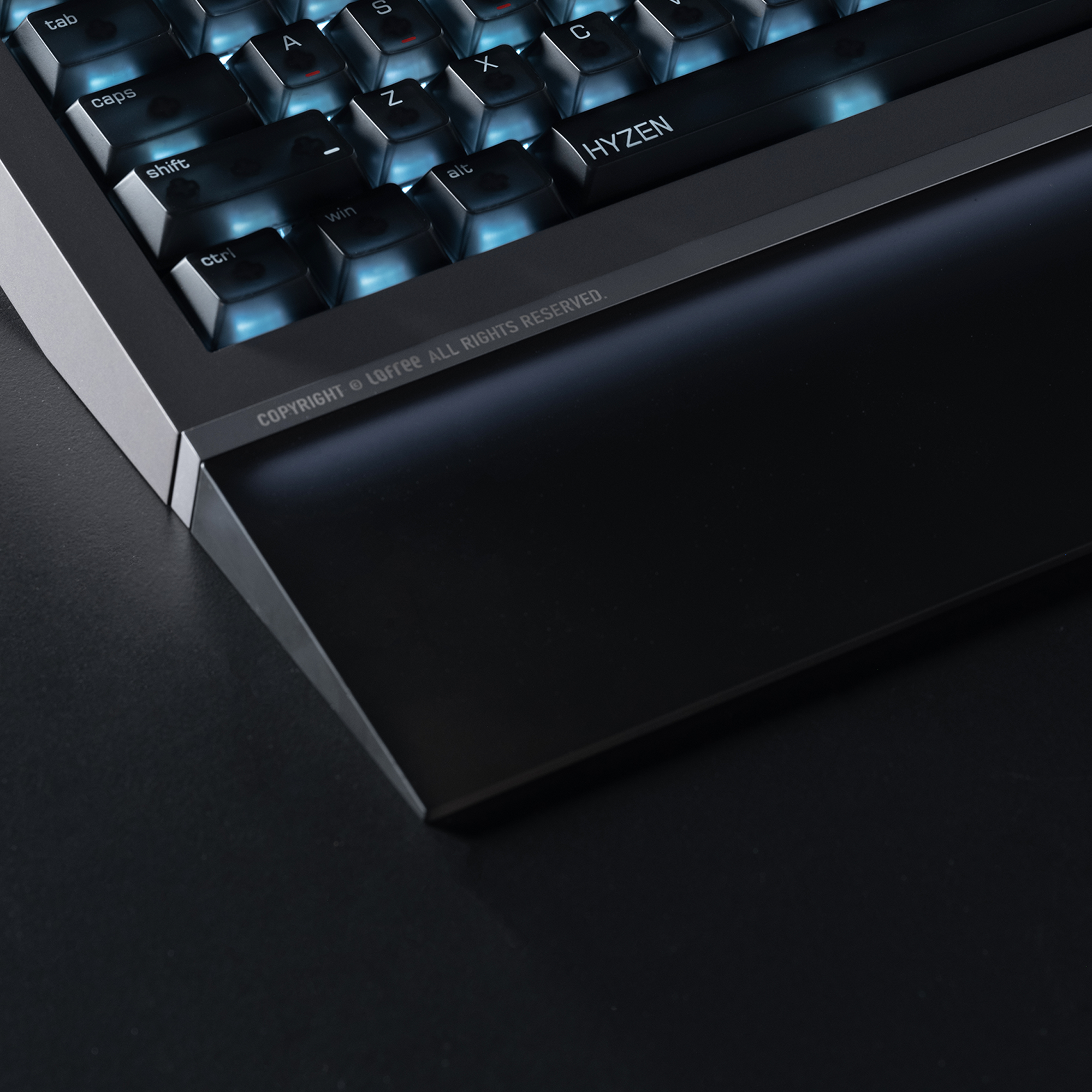 Lofree Hyzen67 Prism Transparent Keyboard Wrist Rest (Pre-Order)