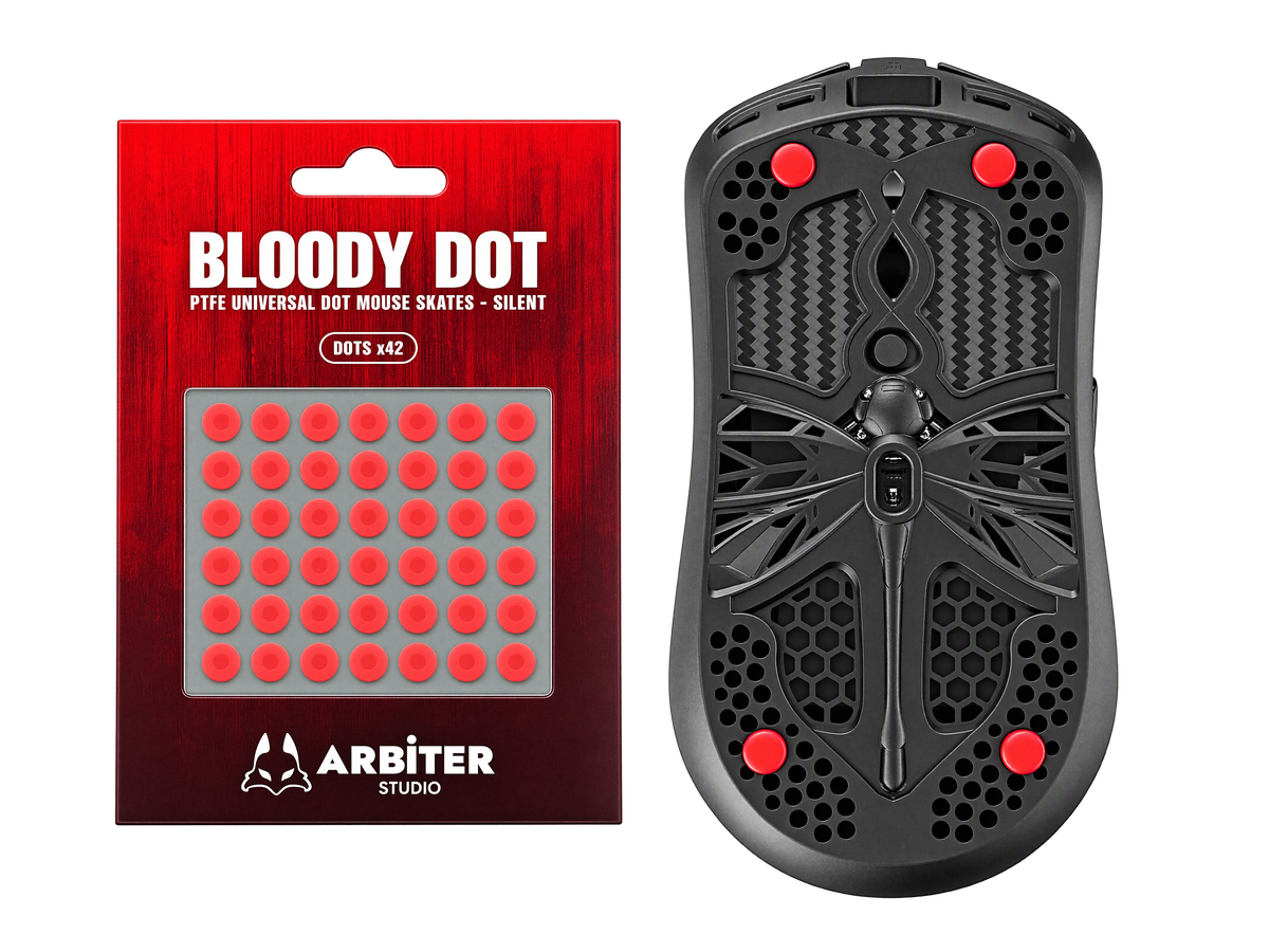 ARBITER STUDIO x ESPTIGER Bloody Red - Universal DIY Dot Mouse Skate