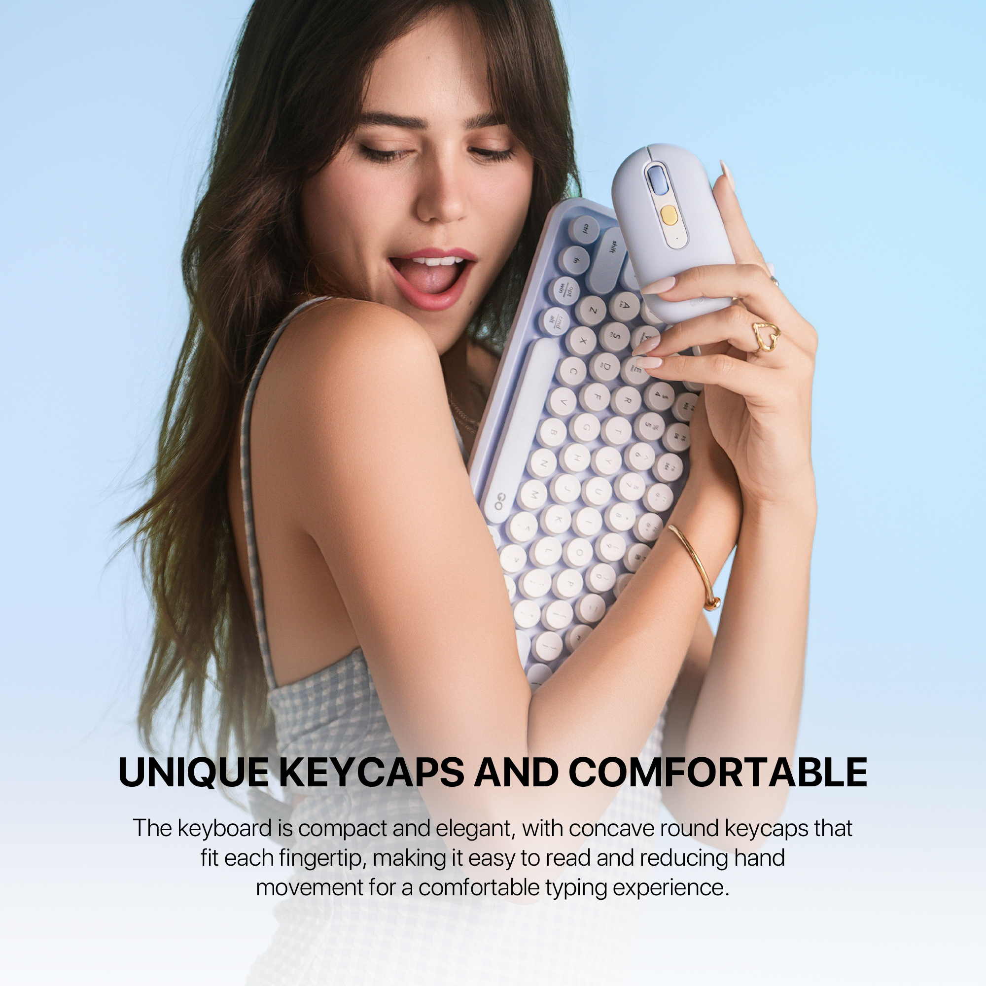 Fantech GO MOCHI101 95% Wireless Keyboard and Mouse Combo Set