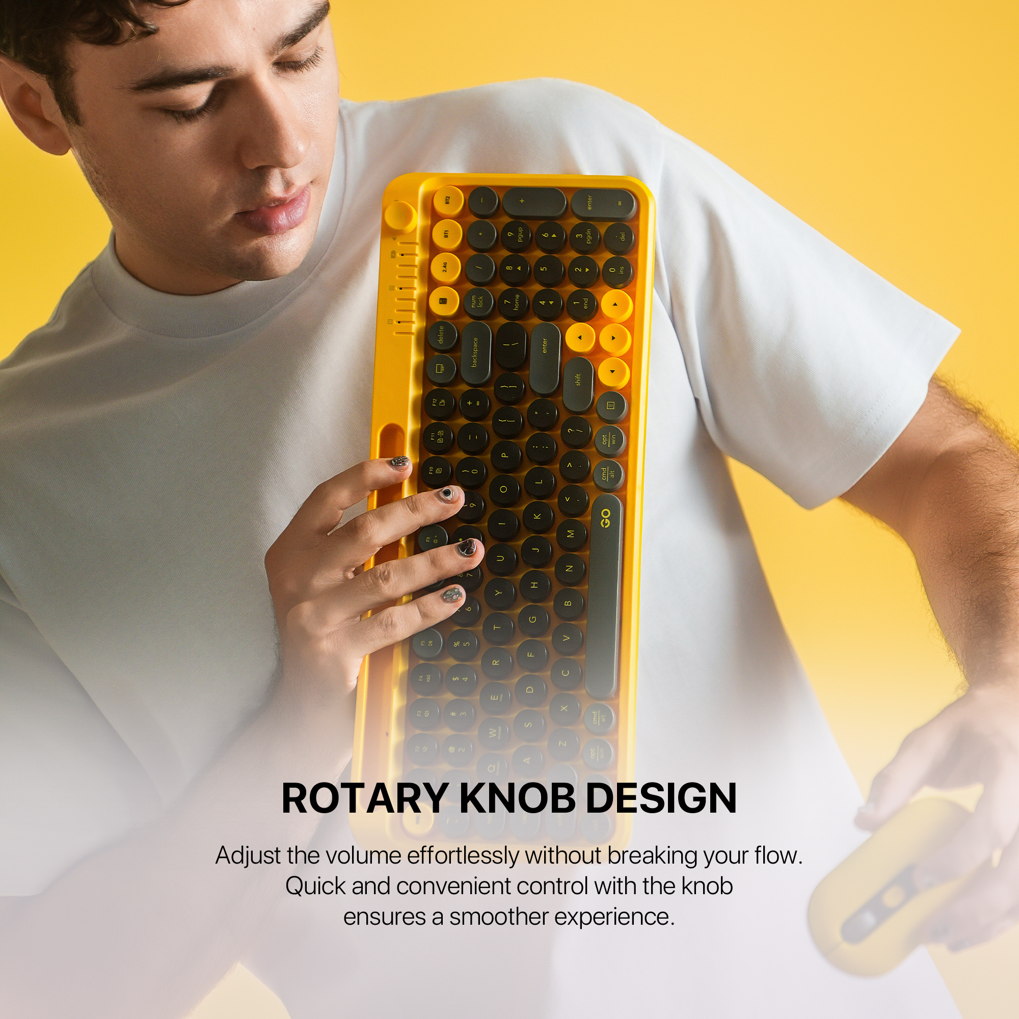 Fantech GO MOCHI101 95% Wireless Keyboard and Mouse Combo Set