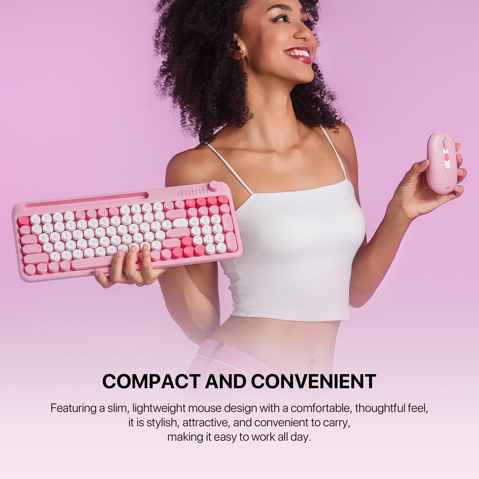 Fantech GO MOCHI101 95% Wireless Keyboard and Mouse Combo Set