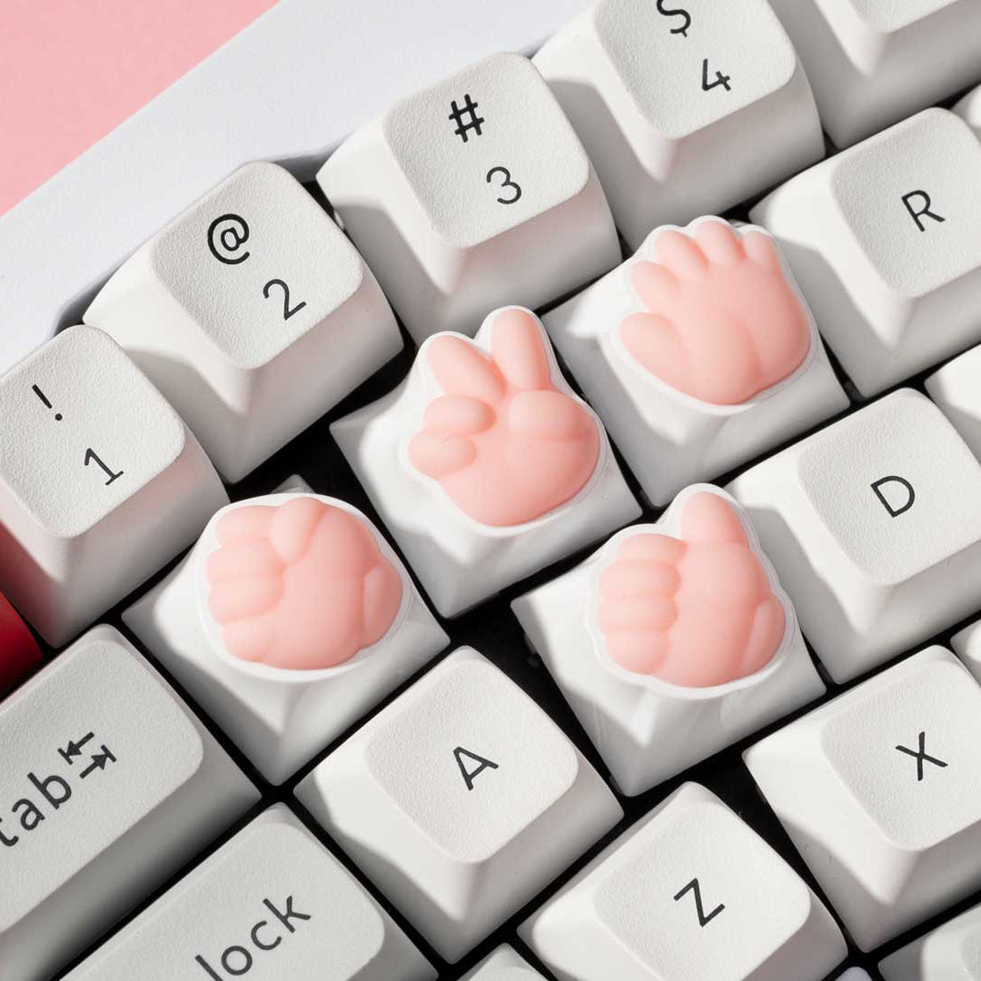 Finger Guessing Game Artisan Keycap