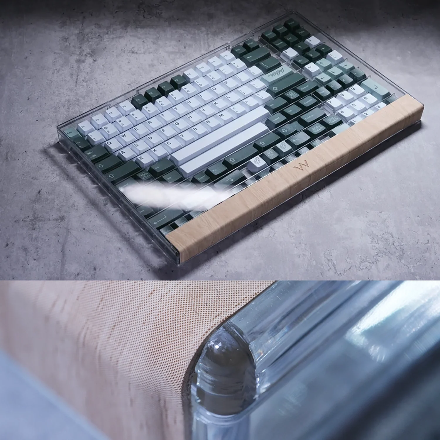 WPJ Transparent WDA Keycap Collection Box