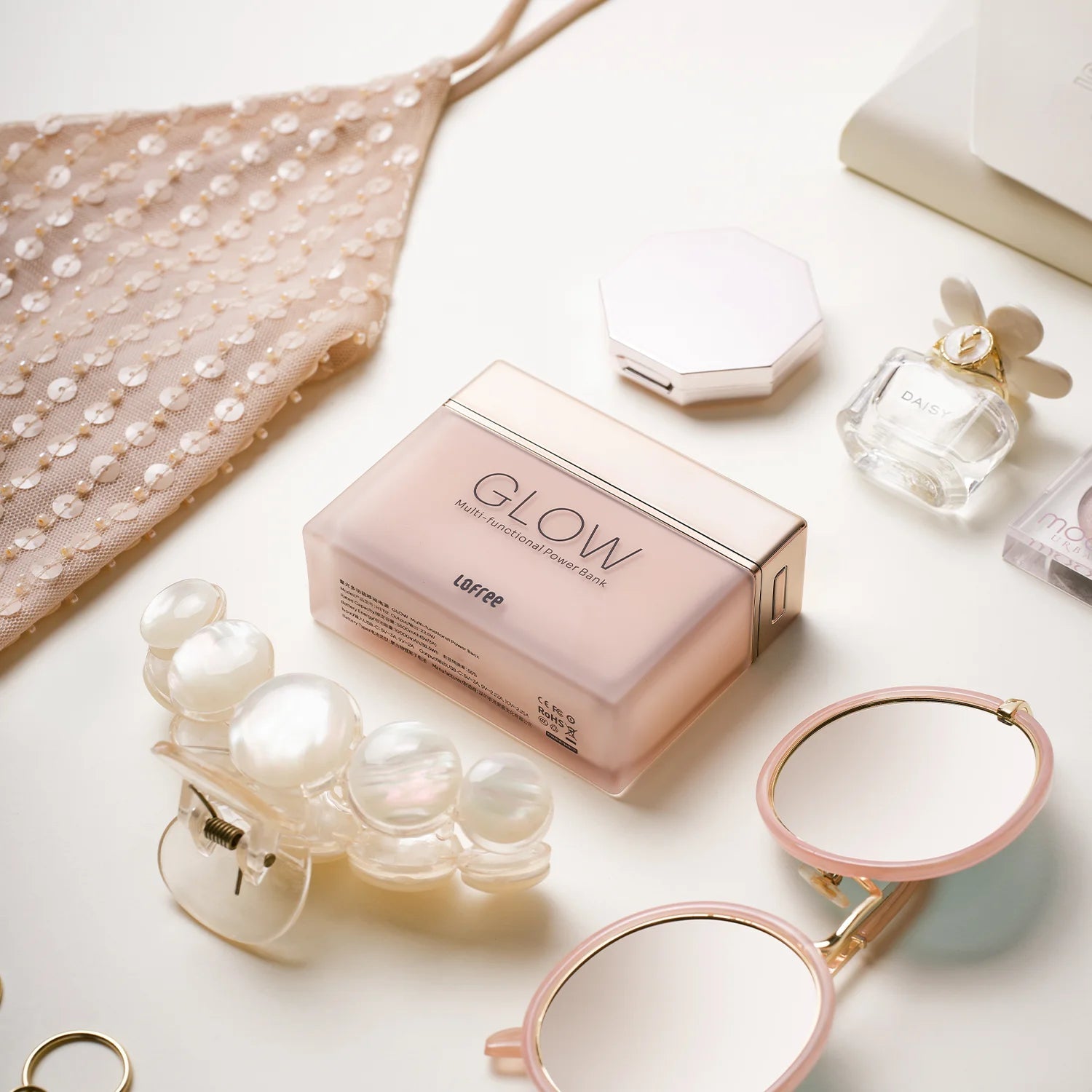 Lofree Glow Power bank 10000 mAh USB-C cable Fast Charging SICILY DREAM