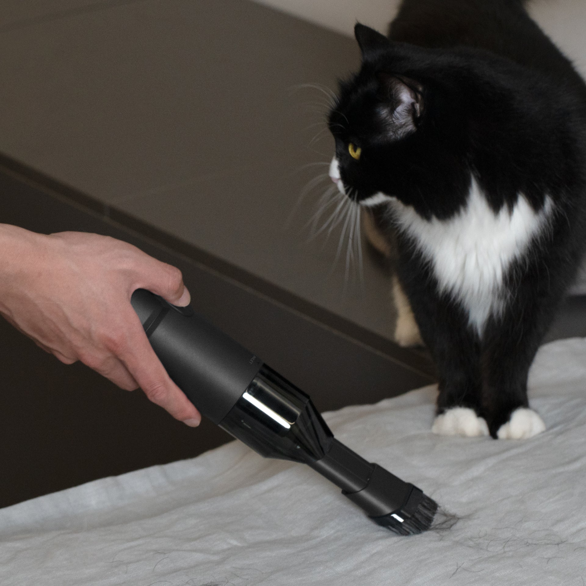 HOTO Compressed Air Capsule, 4-in-1 Work Station, Air Duster & Handheld Vacuum