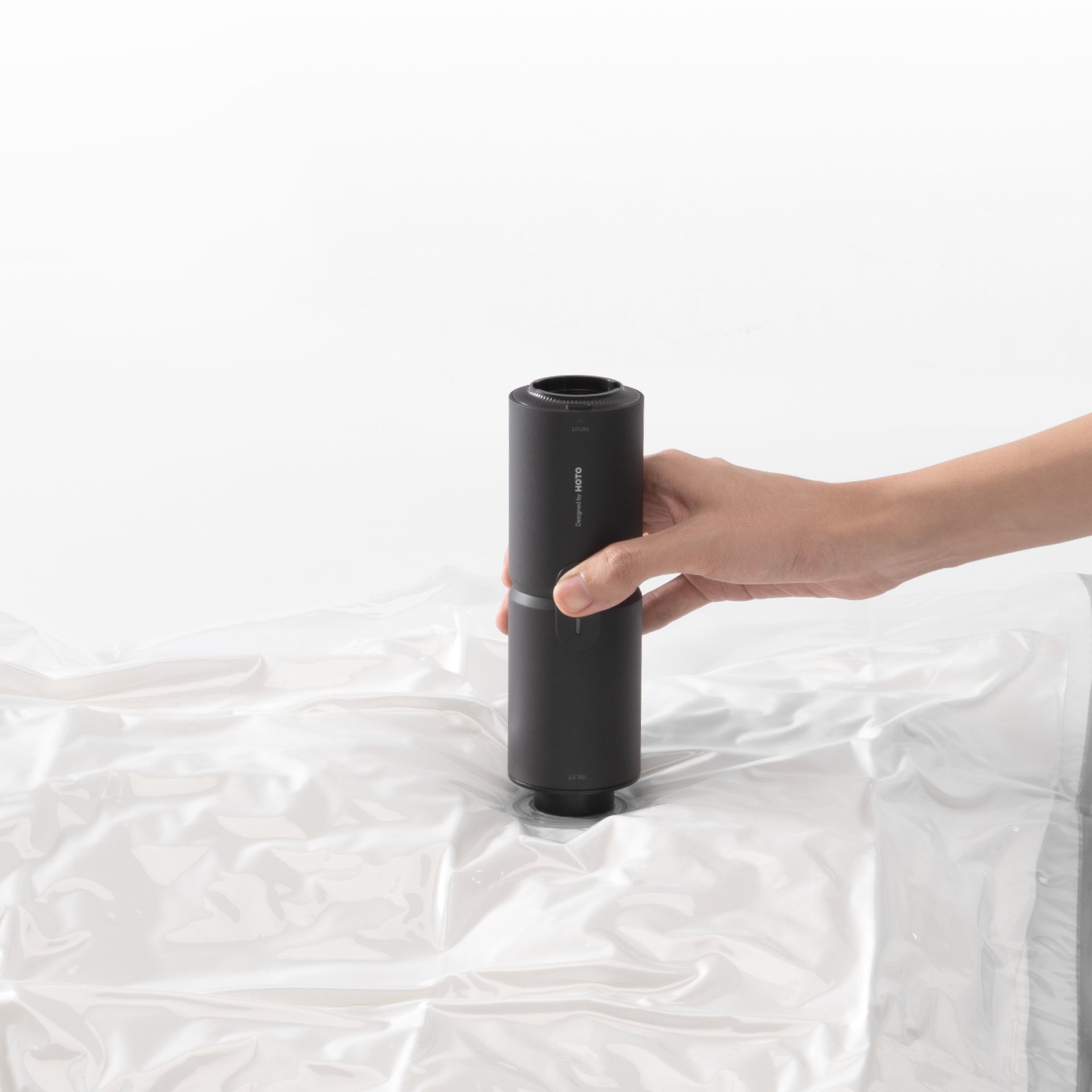 HOTO Compressed Air Capsule, 4-in-1 Work Station, Air Duster & Handheld Vacuum