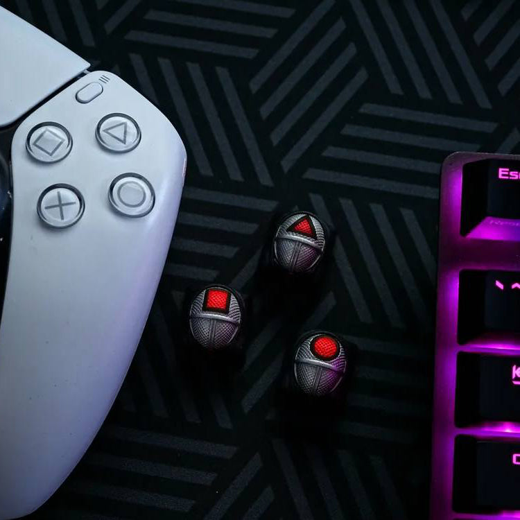 Hotkeys Square - Black Silver