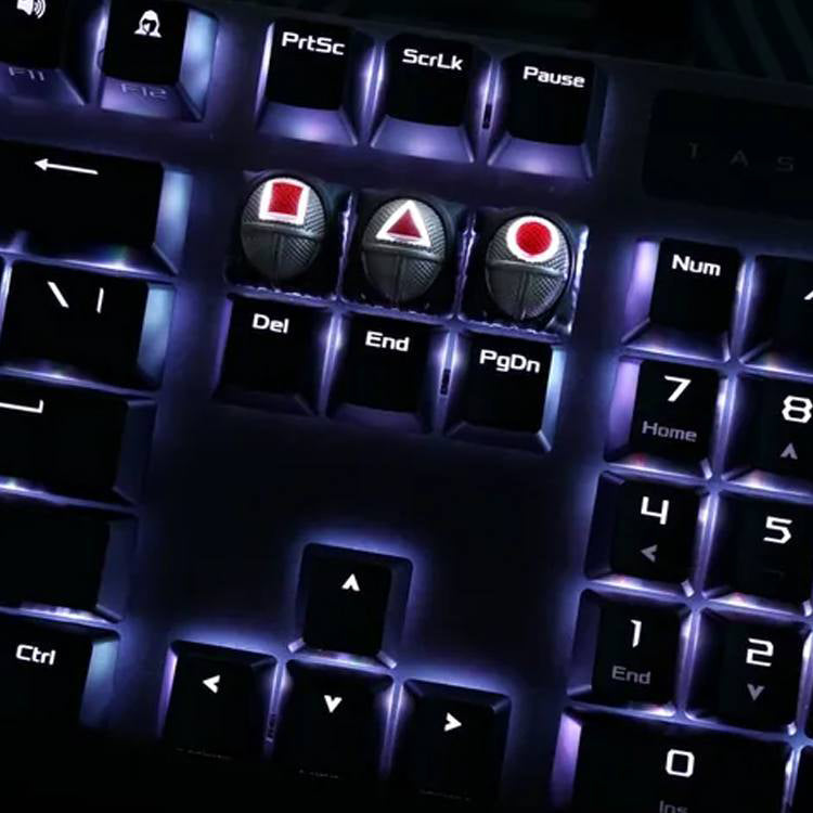 Hotkeys Triangle - Black Silver