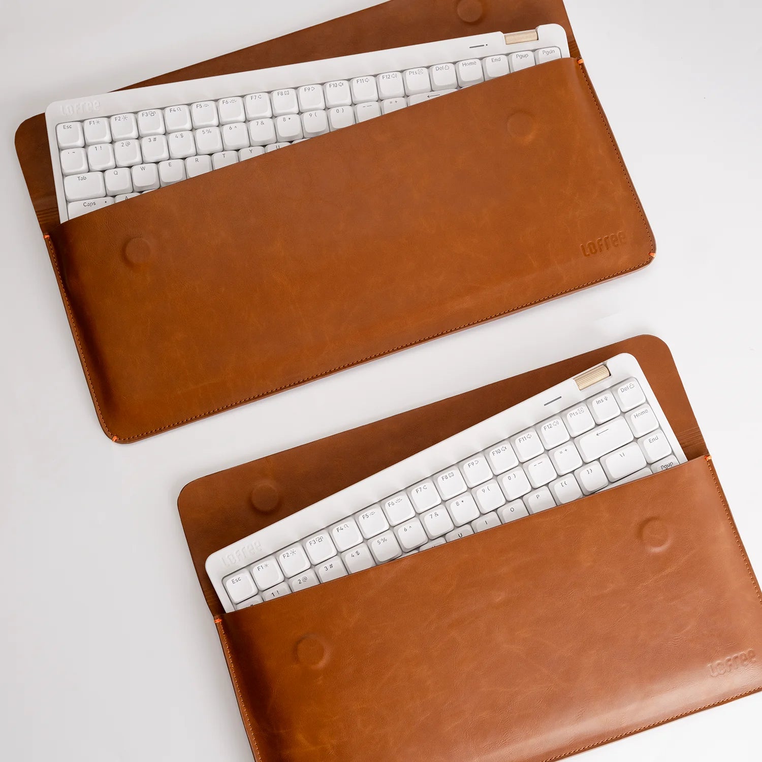 Lofree Keyboard Sleeve for Flow84 PU Leather - Brown
