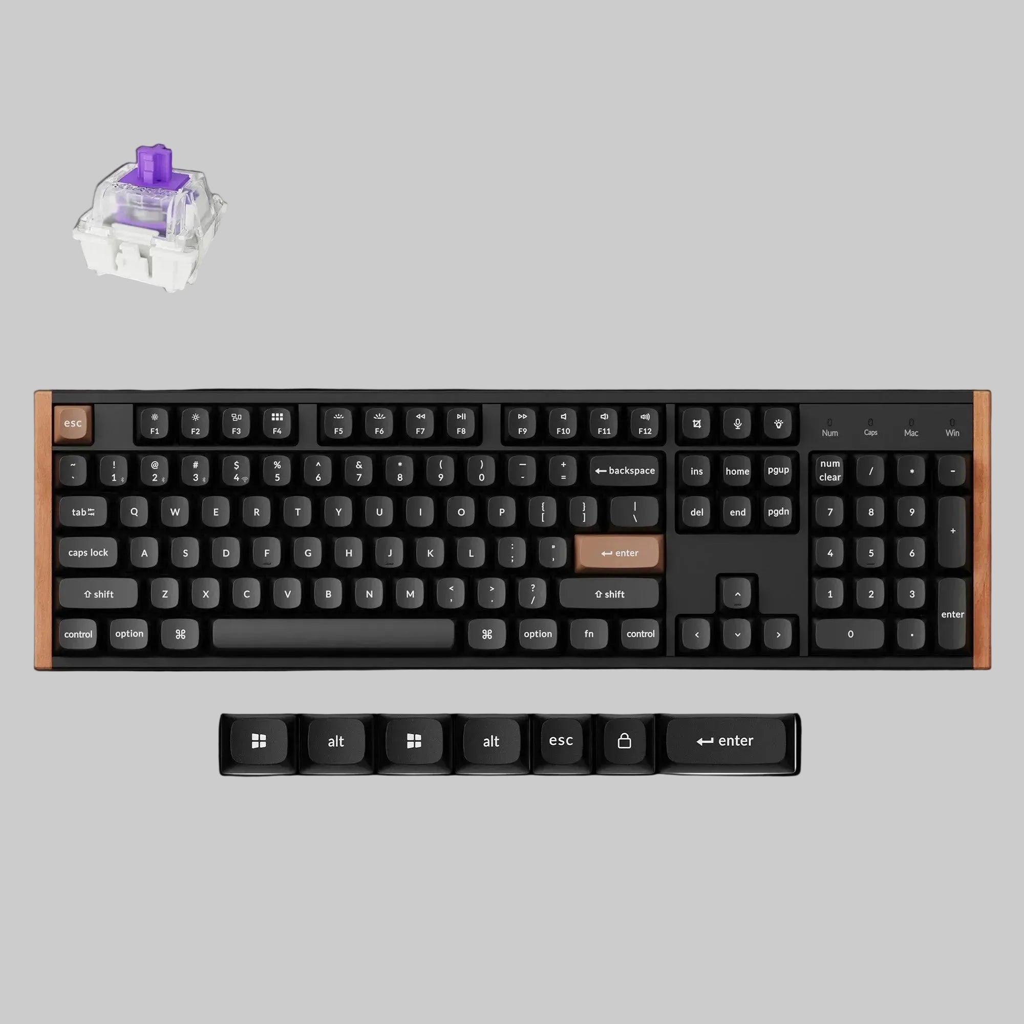 Keychron K10 HE Wireless Magnetic Switch Custom Keyboard – Keydom