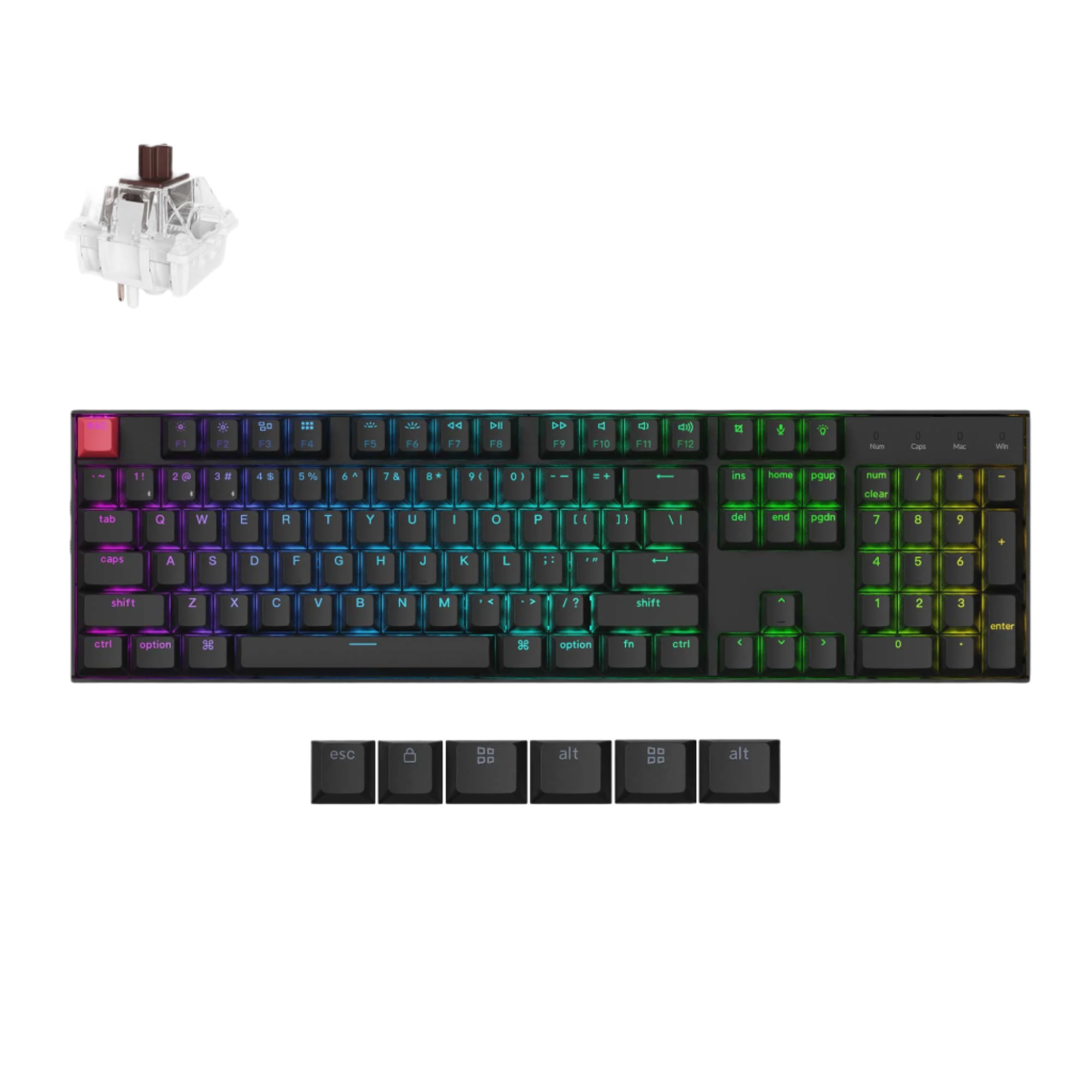Keychron K10 QMK Wireless Mechanical Keyboard (Version 2)