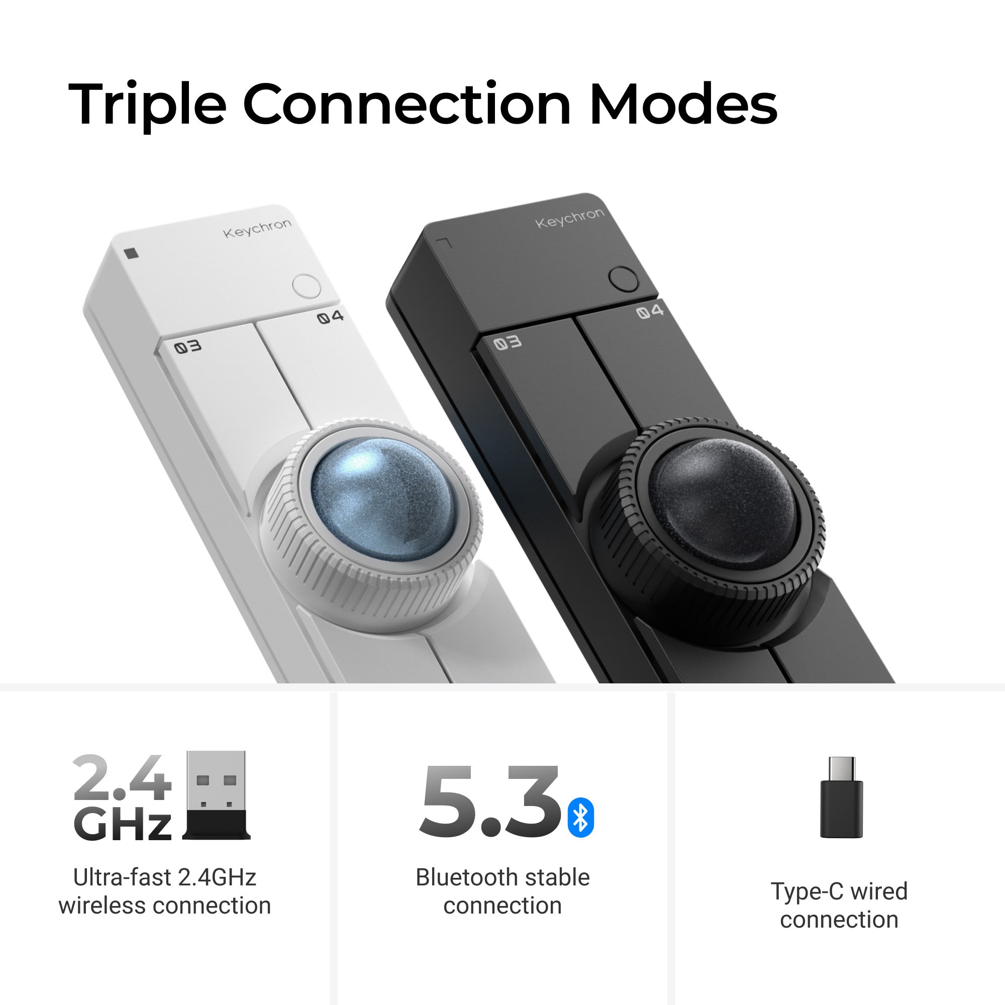 Keychron Nape Pro Wireless Trackball Mouse – Keydom