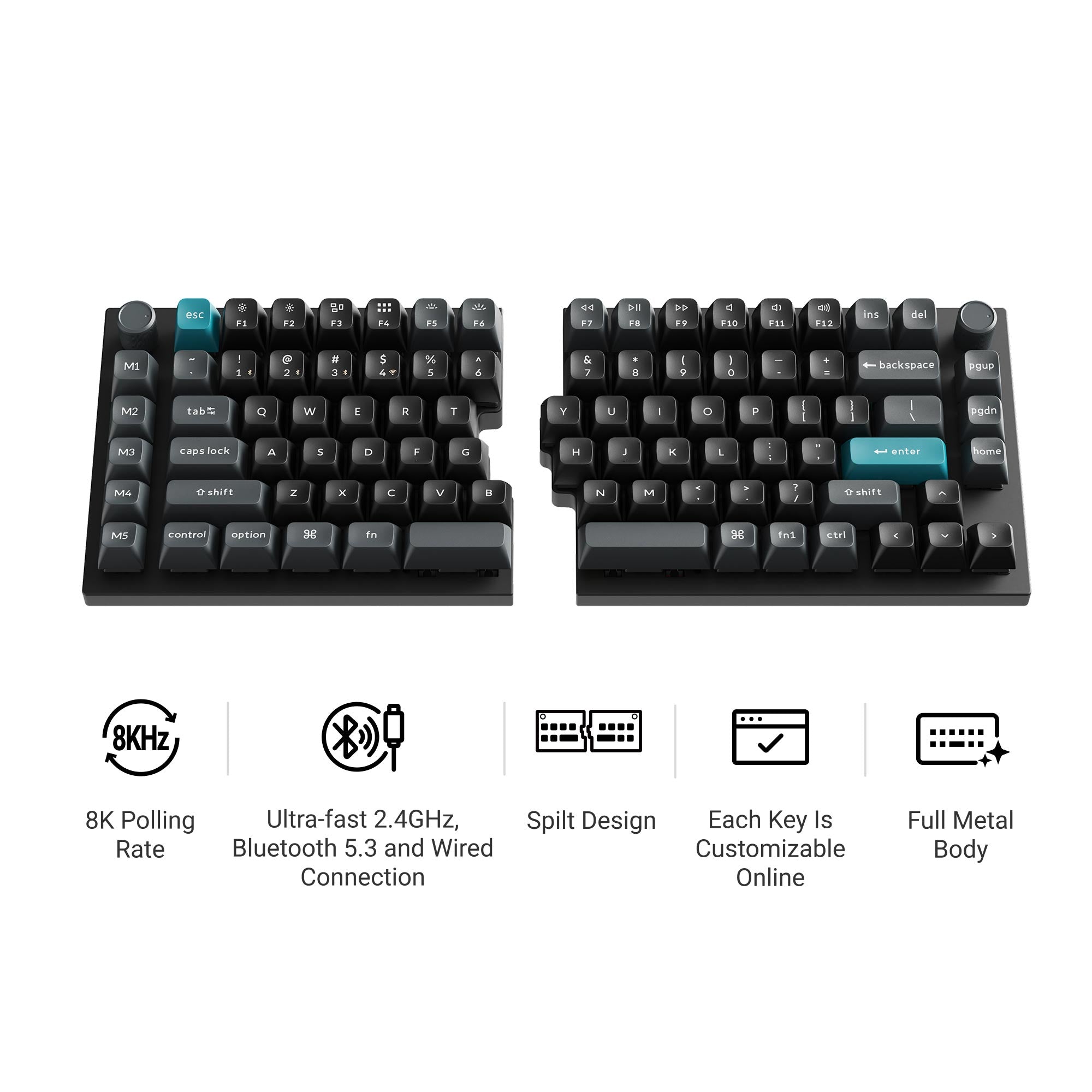 Keychron Q11 Ultra 8K Wireless Custom Mechanical Keyboard – Keydom