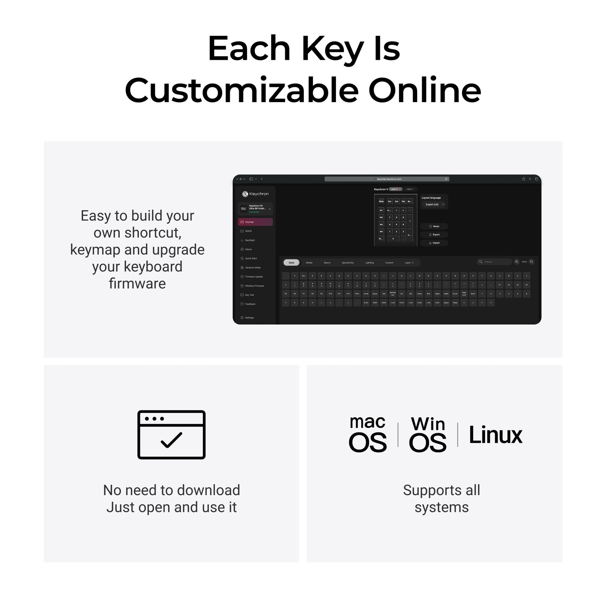 Keychron-V0-Ultra-8K-Launcher-Customization