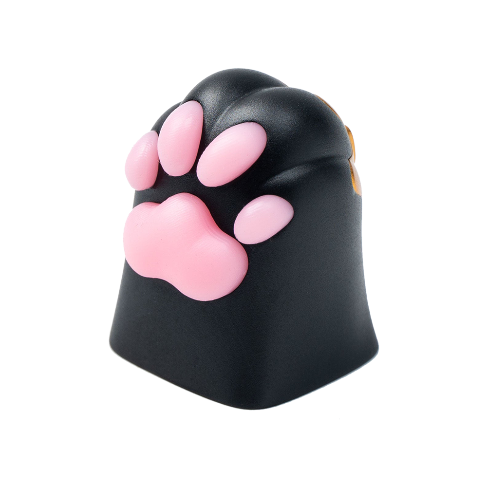 Silicone Kitty Paw Aluminum Alloy Artisan Keycap
