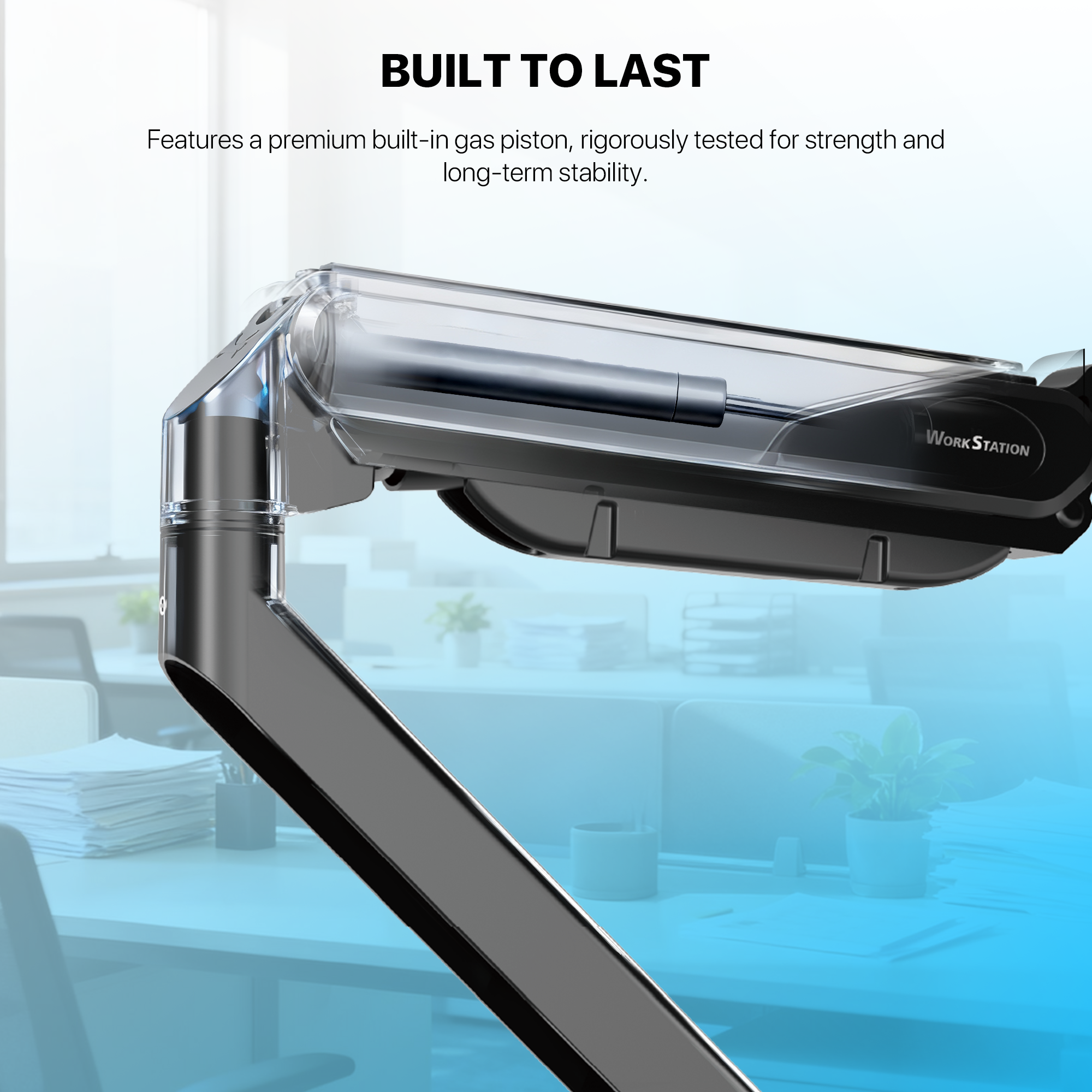 Fantech WorkStation MBS1 Single-Arm Monitor Bracket 90 Degree Tilt