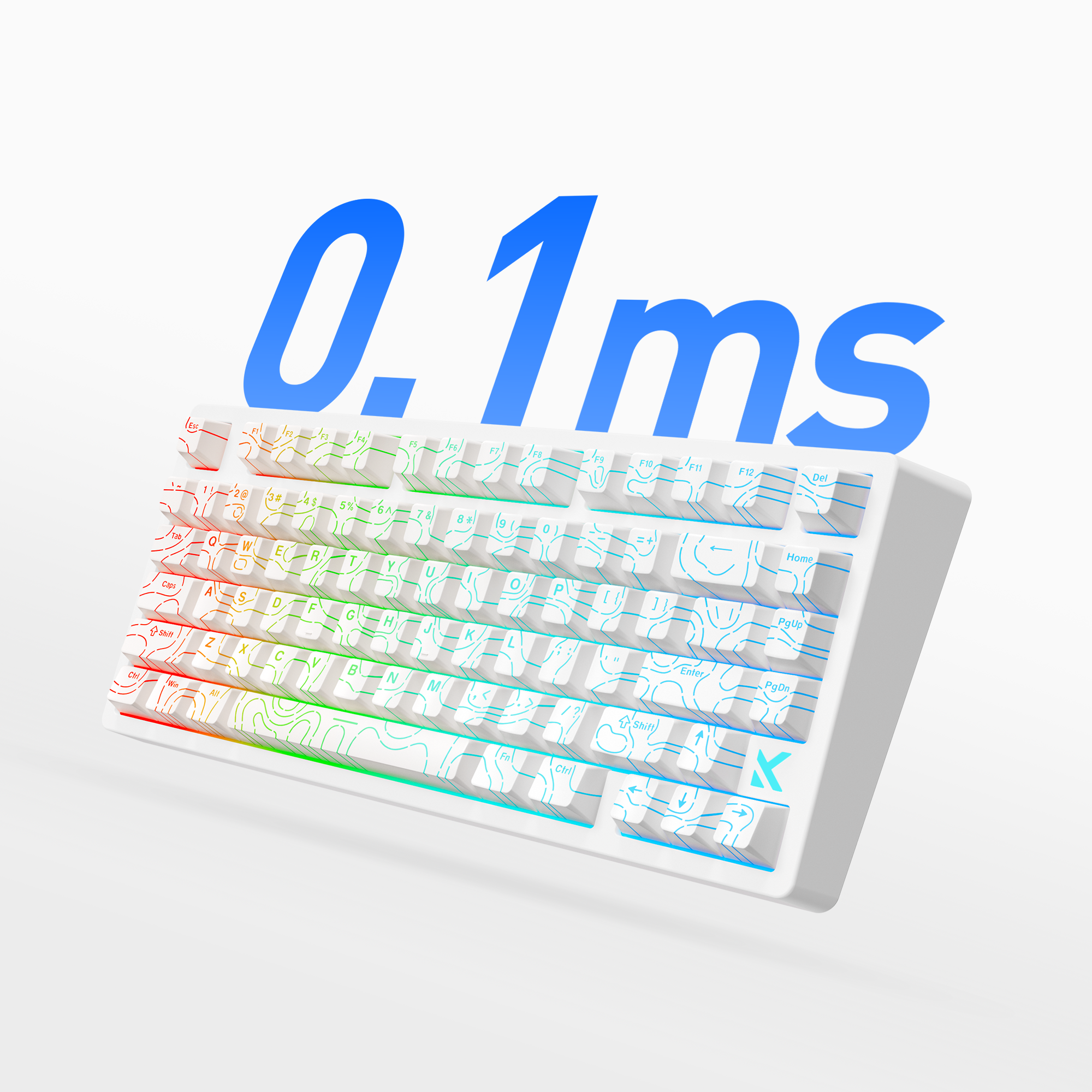 MCHOSE Jet 75 HE Magnetic 8K Wired Gaming Keyboard