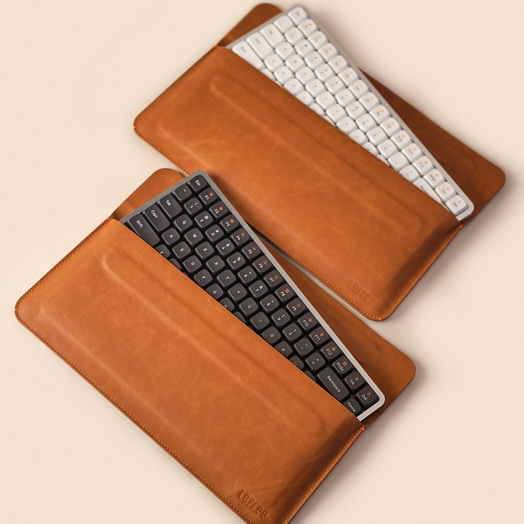 Lofree Keyboard Sleeve for Flow84 PU Leather - Brown
