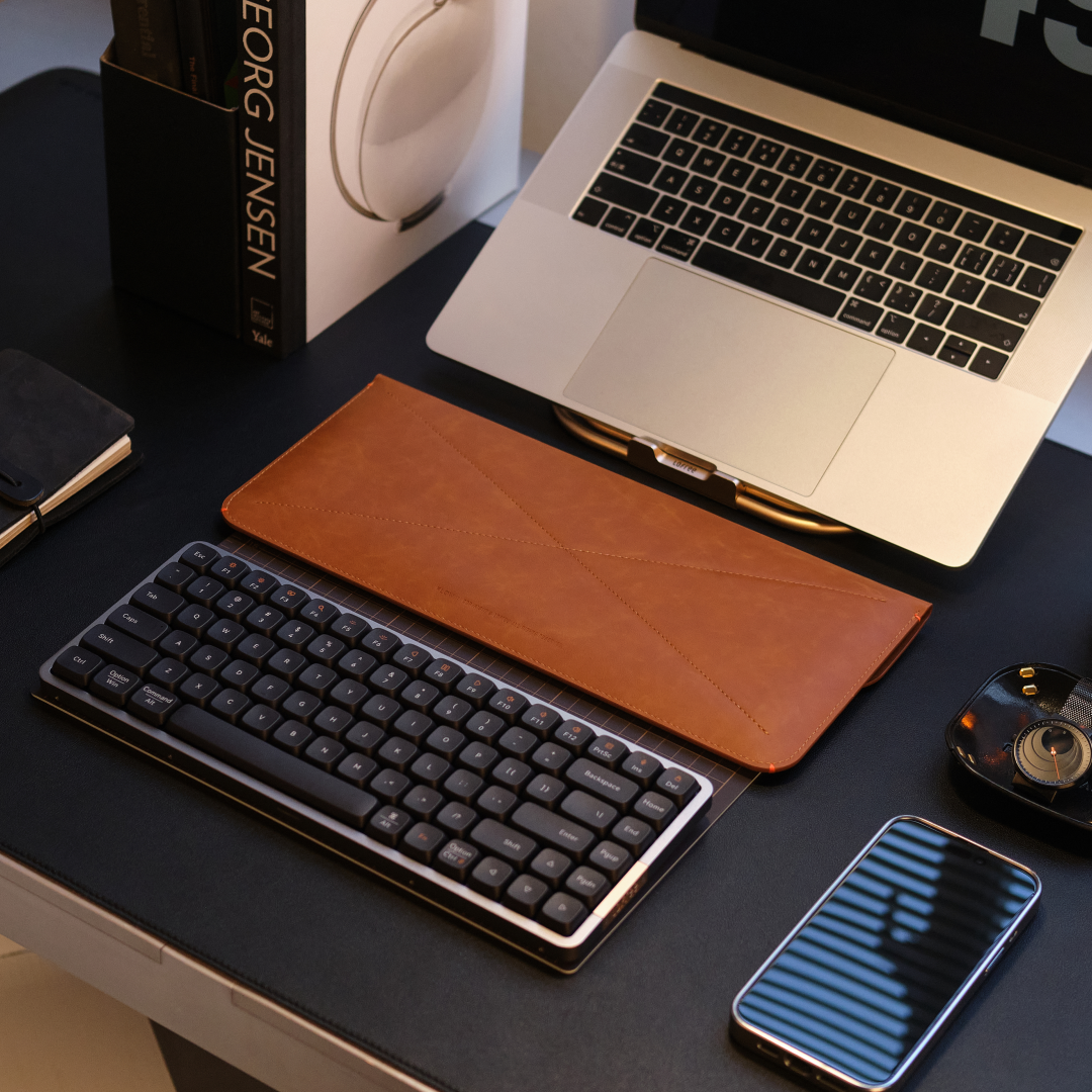 Lofree Keyboard Sleeve for Flow84 PU Leather - Brown