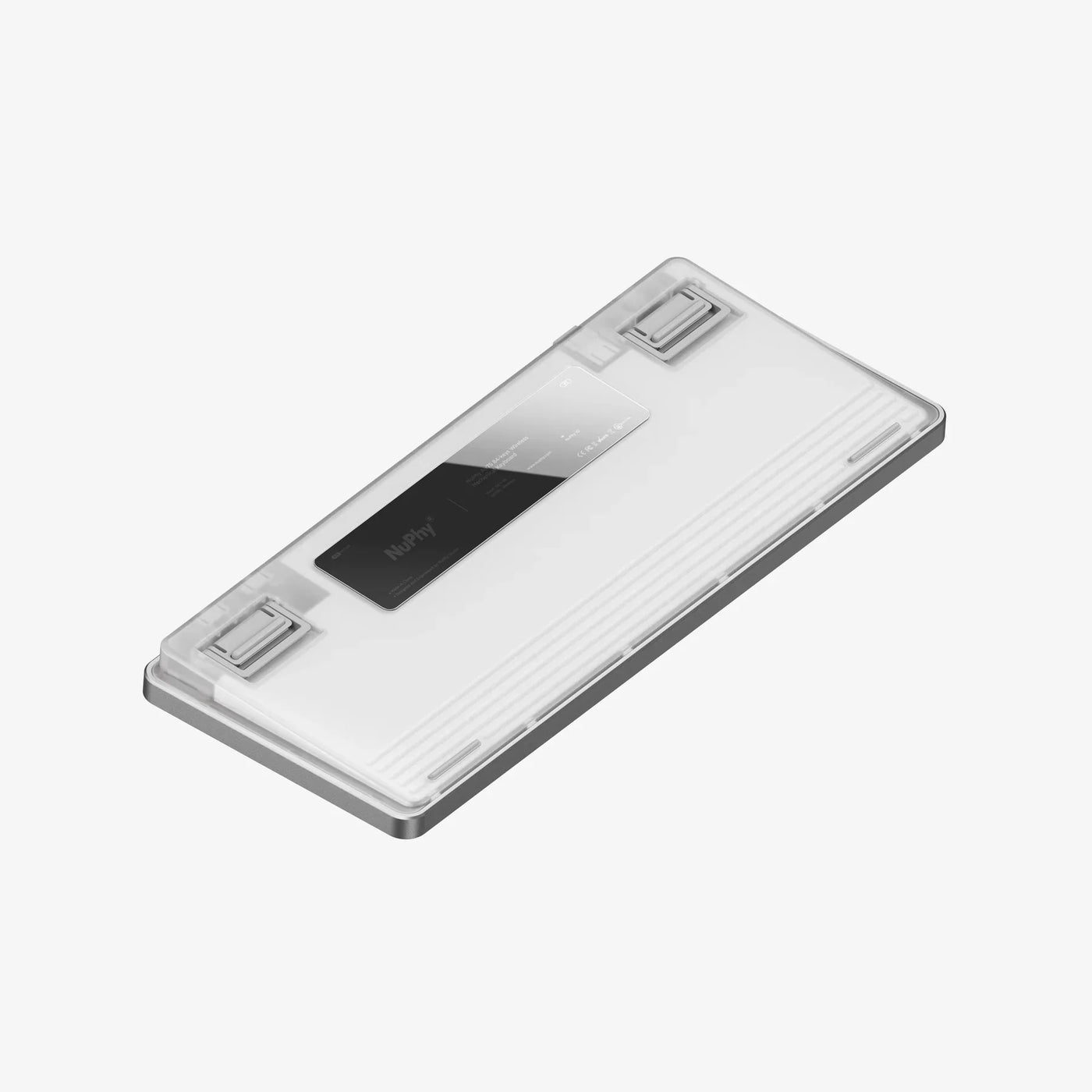 NuPhy Air75 V3 side profile and keycap detail on white background