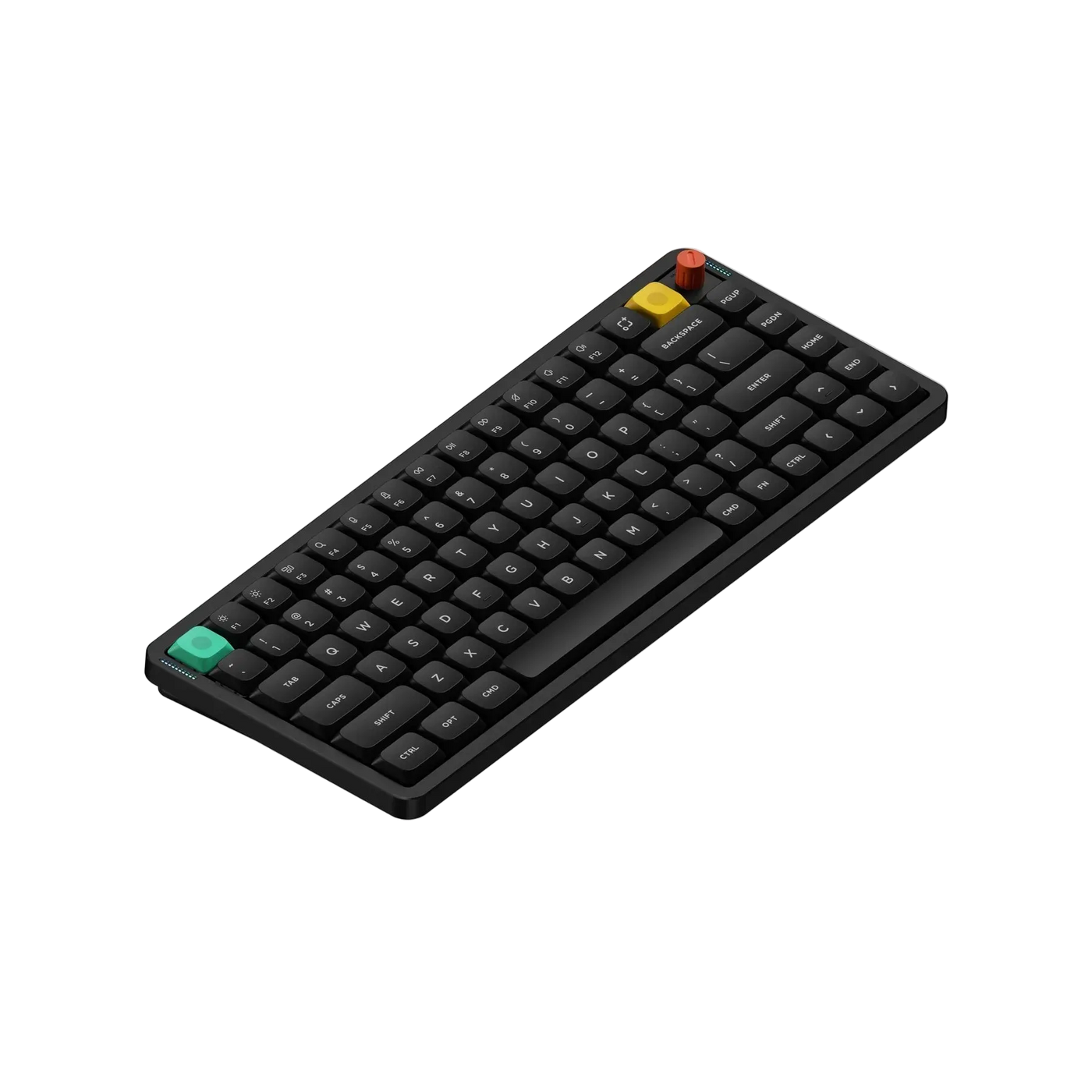 NuPhy Air75 V3 Nebula Dark keyboard product view on white background