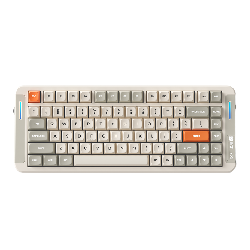 MCHOSE X75 V2 Gasket Mount 75% Layout Hot-Swap Wireless Mechanical Keyboard