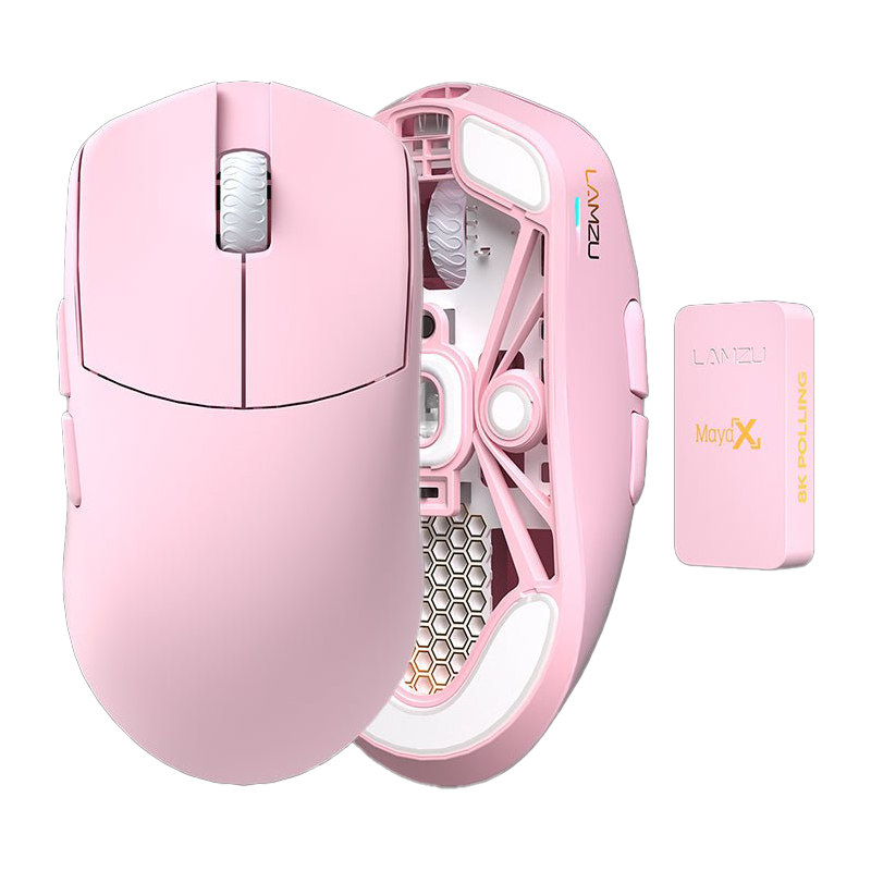 LAMZU MAYA X 8K Lightweight Dual mode Wireless Gaming Mouse