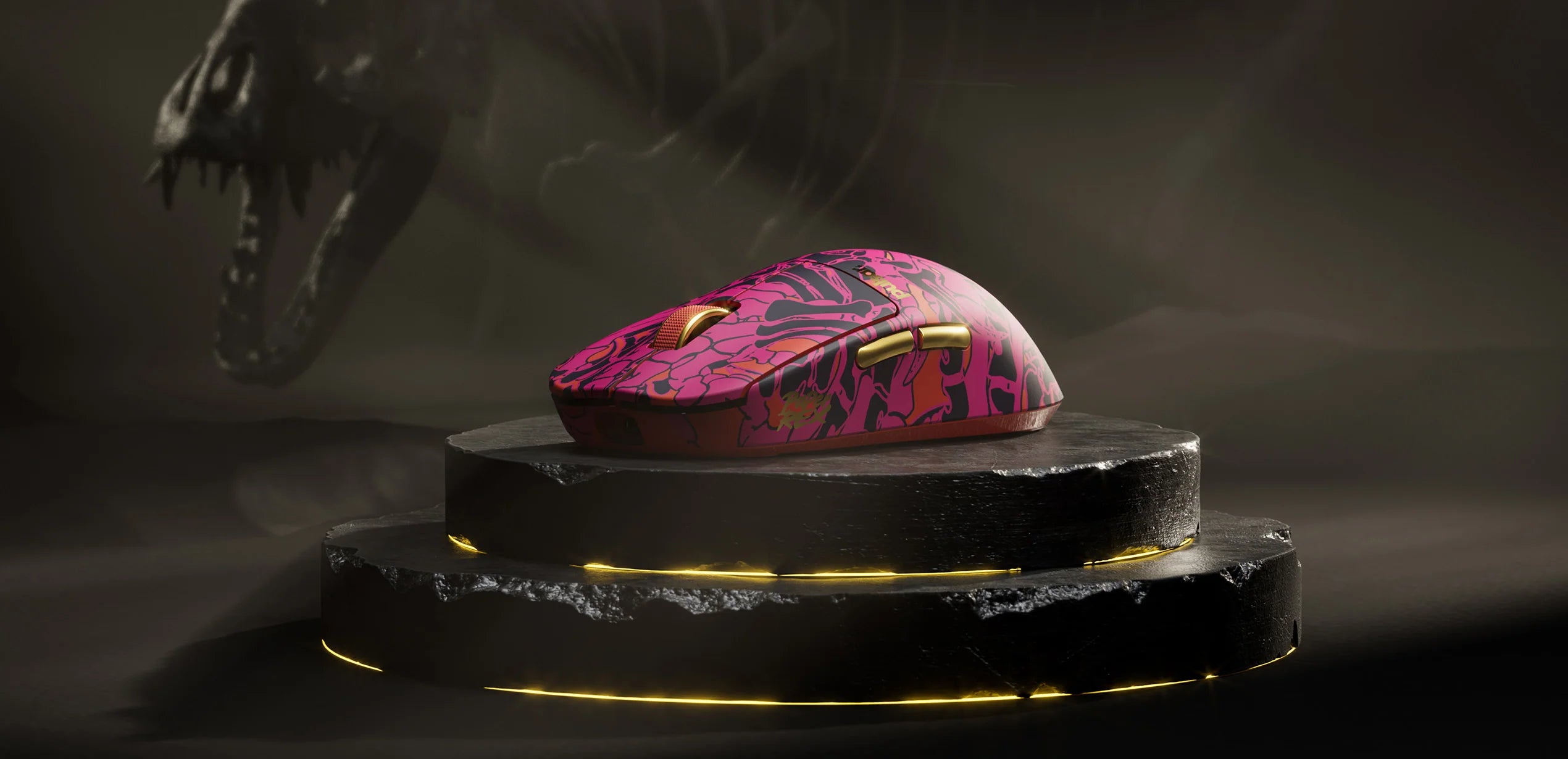 Pulsar X2 CrazyLight 8K 36g Ultra-Lightweight Wireless Gaming Mouse - PRX Pacific Gold Edition