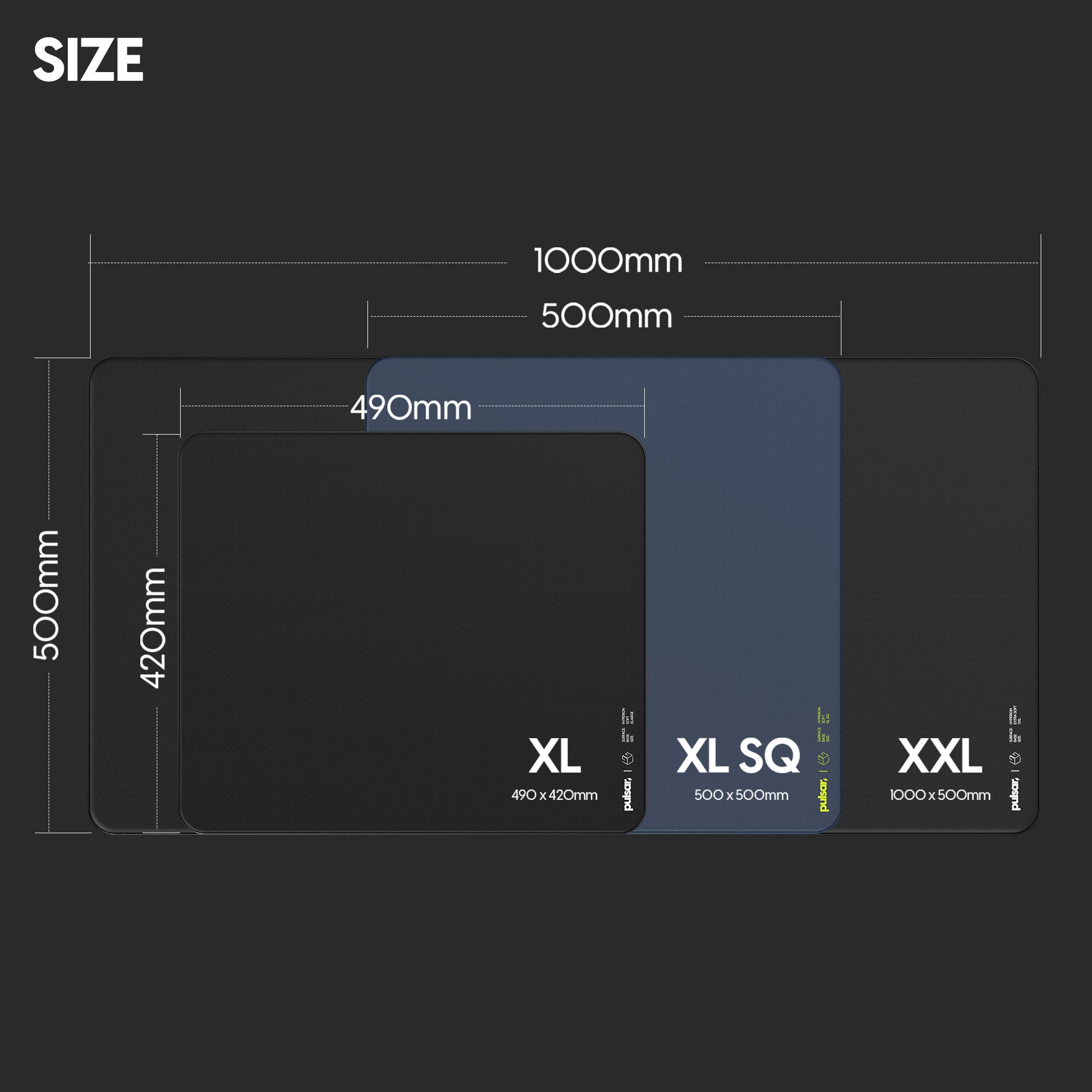 Pulsar x LGG Hyperion XL 490x420x4mm Gaming Mousepad - SOFT