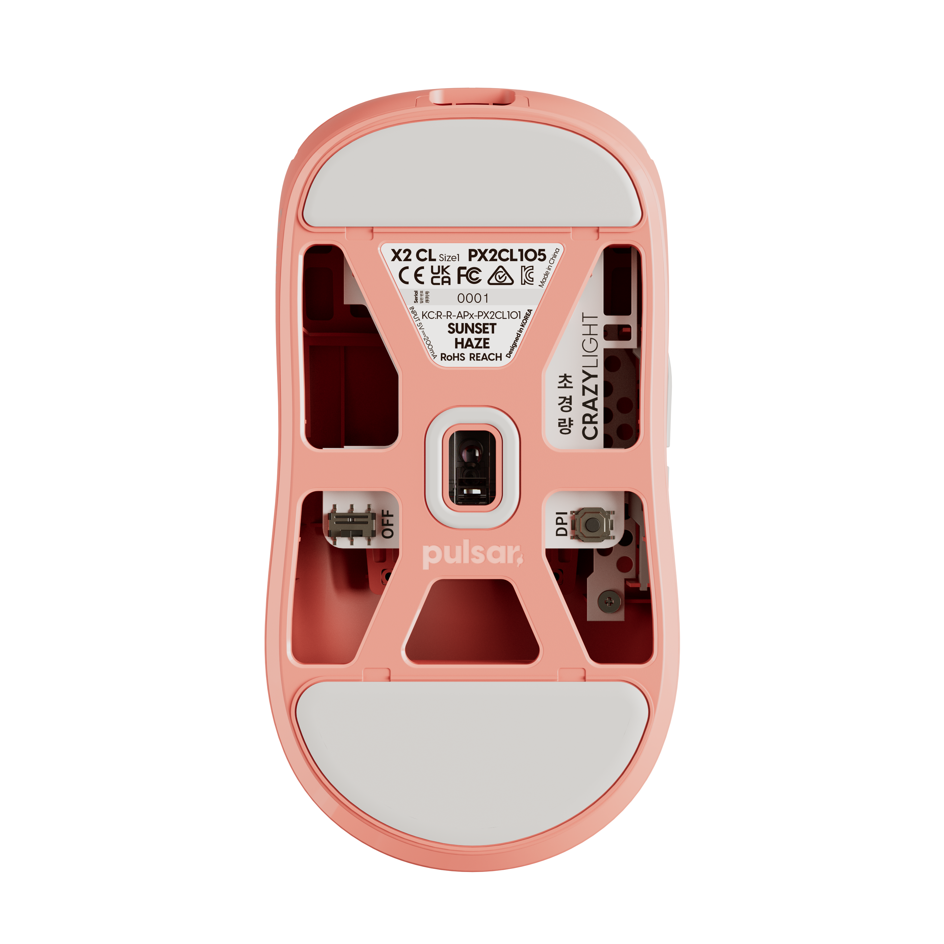 Pulsar X2 CrazyLight 8K 35g Ultra-Lightweight Wireless Gaming Mouse