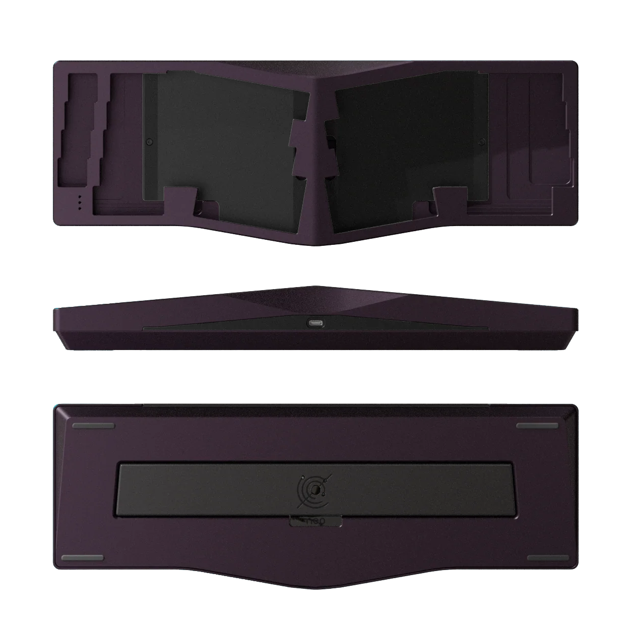 Neo Studio Neo Ergo Custom Ergonomic Mechanical Keyboard with Cherry Wood Wrist Rest