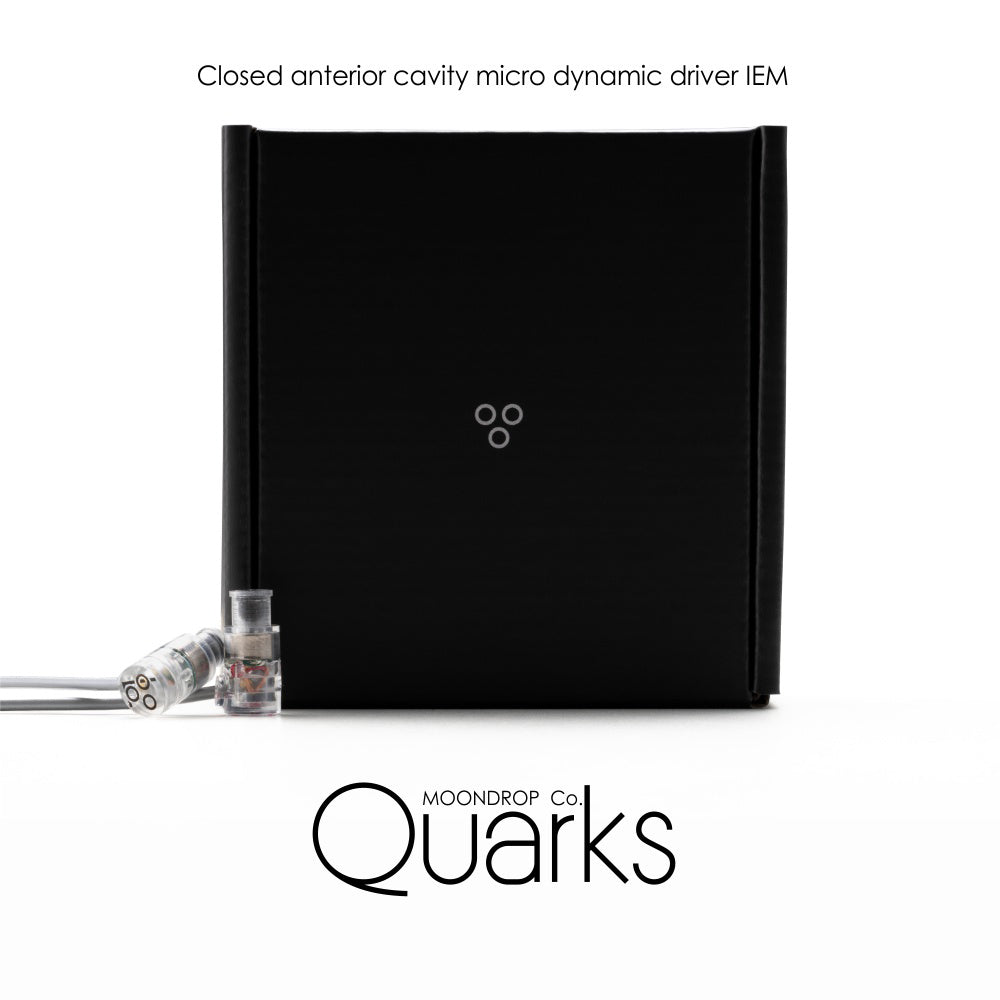 MOONDROP QUARKS with Mic 6mm Micro Dynamic Drivers Wired IEM In-Ear Monitor Headphones