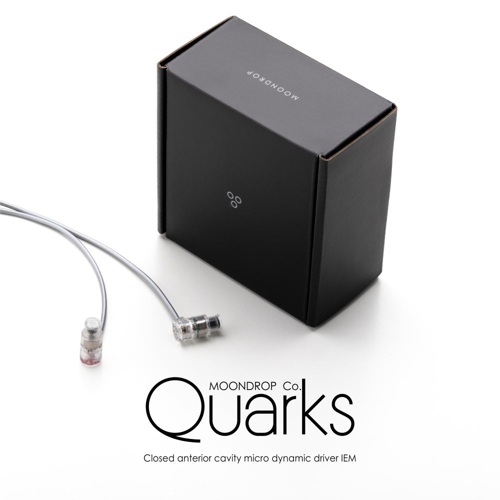 MOONDROP QUARKS with Mic 6mm Micro Dynamic Drivers Wired IEM In-Ear Monitor Headphones