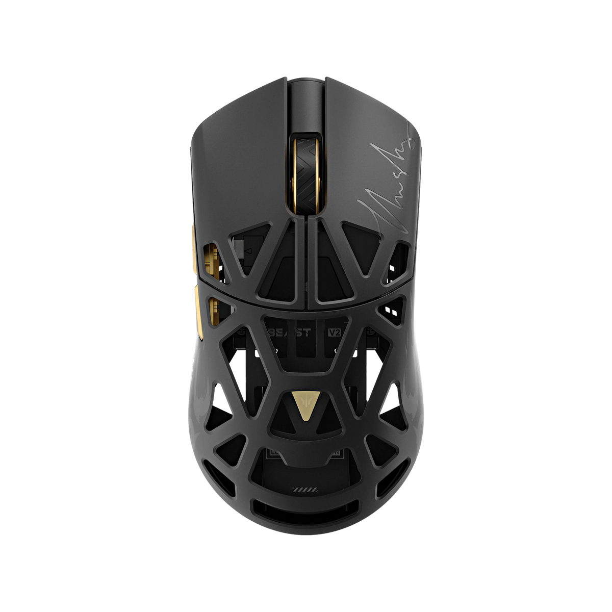 WLMOUSE Beast x v2 x The shy 8K PAW 3955HS Wireless Gaming Mouse (MAX) (Black Gold)（Pre-Order）