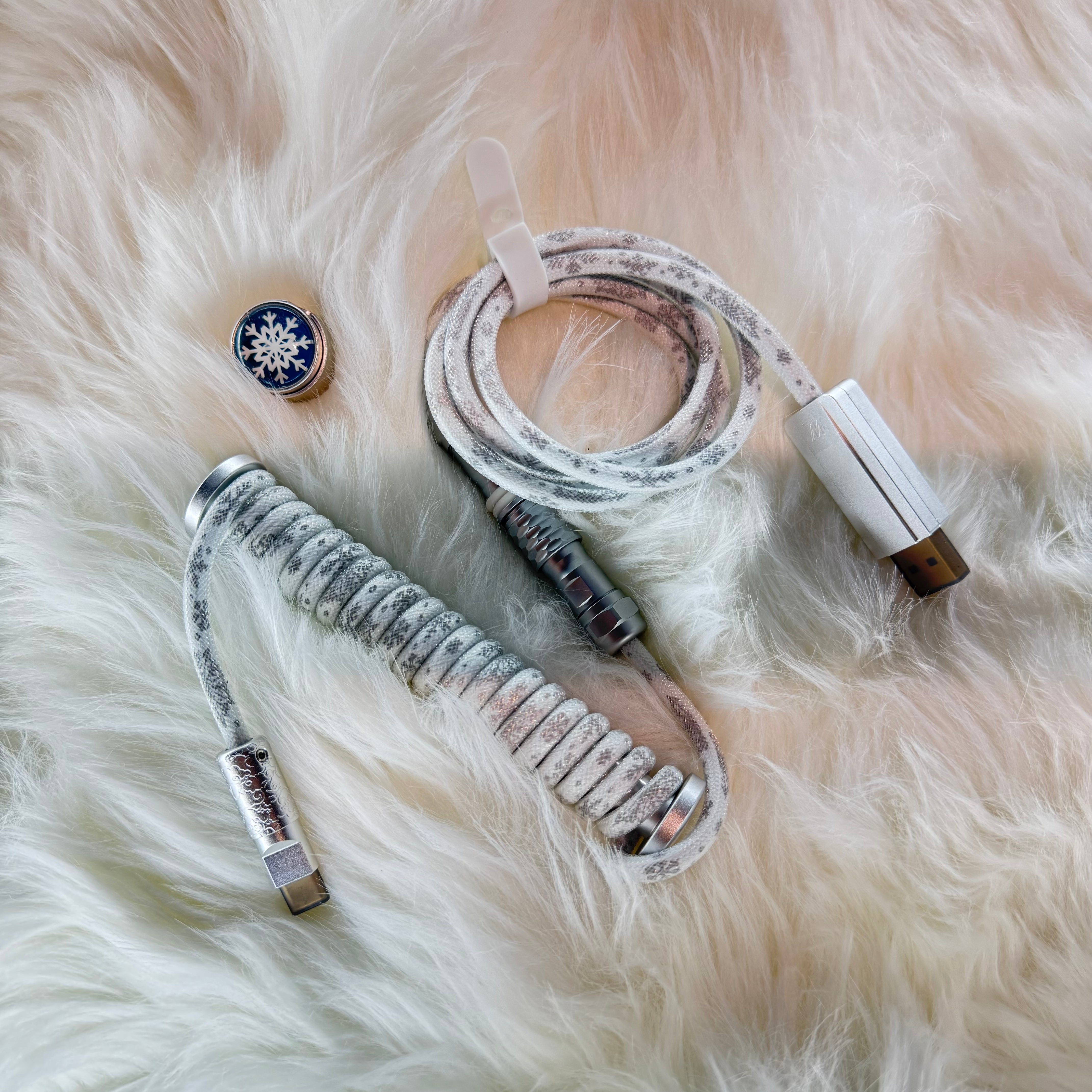 WINS SHOP Coiled USB-C Cable