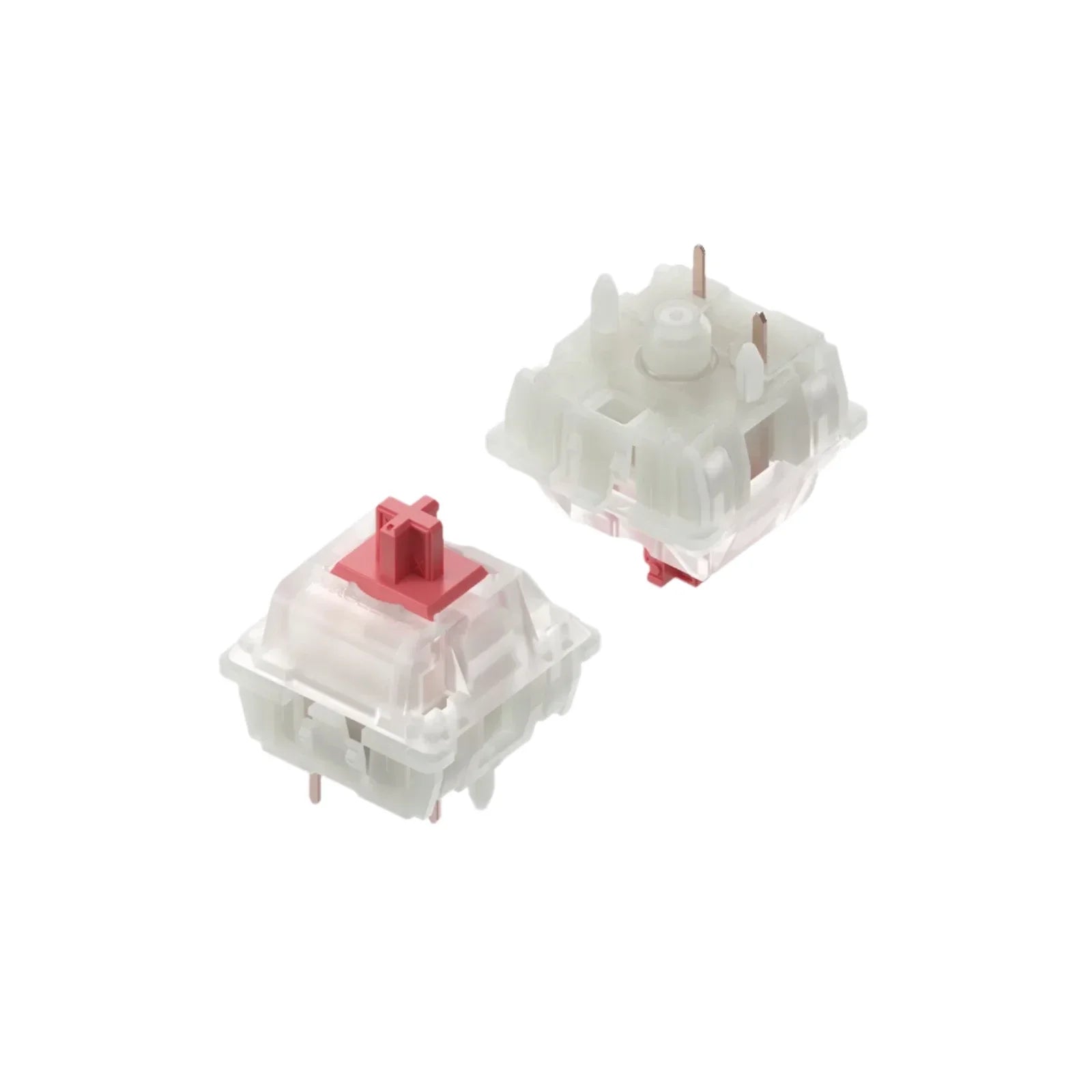 Cherry Silent Red Clear-Top Switches