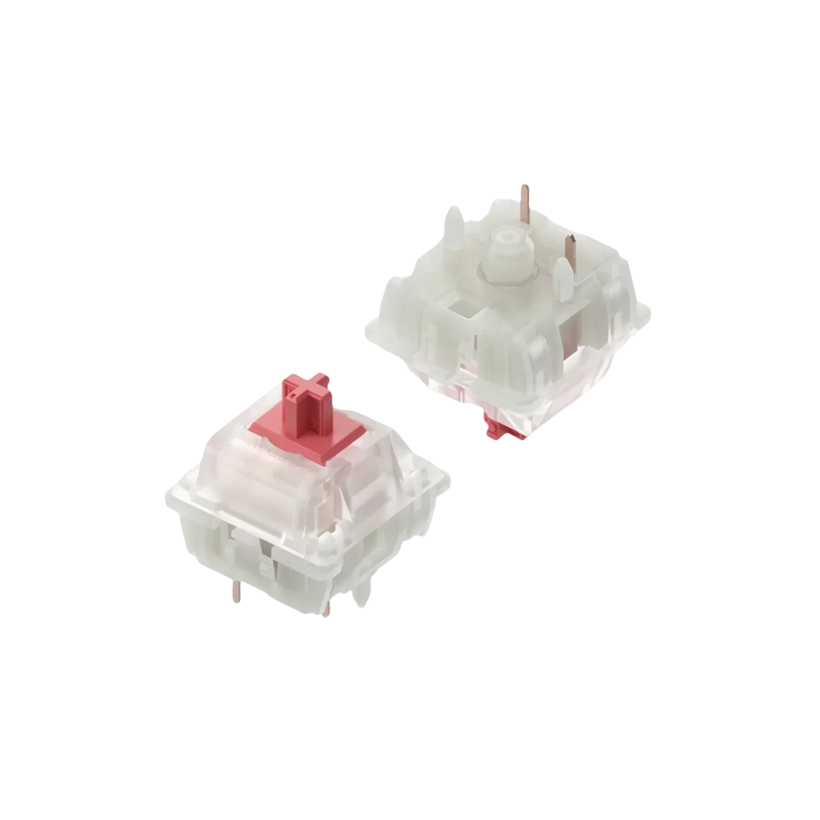 Cherry Silent Red Clear-Top Switches