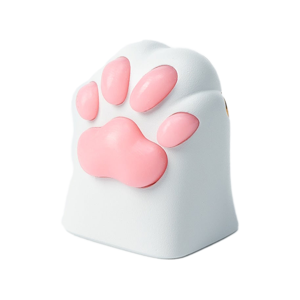 Silicone Kitty Paw Aluminum Alloy Artisan Keycap