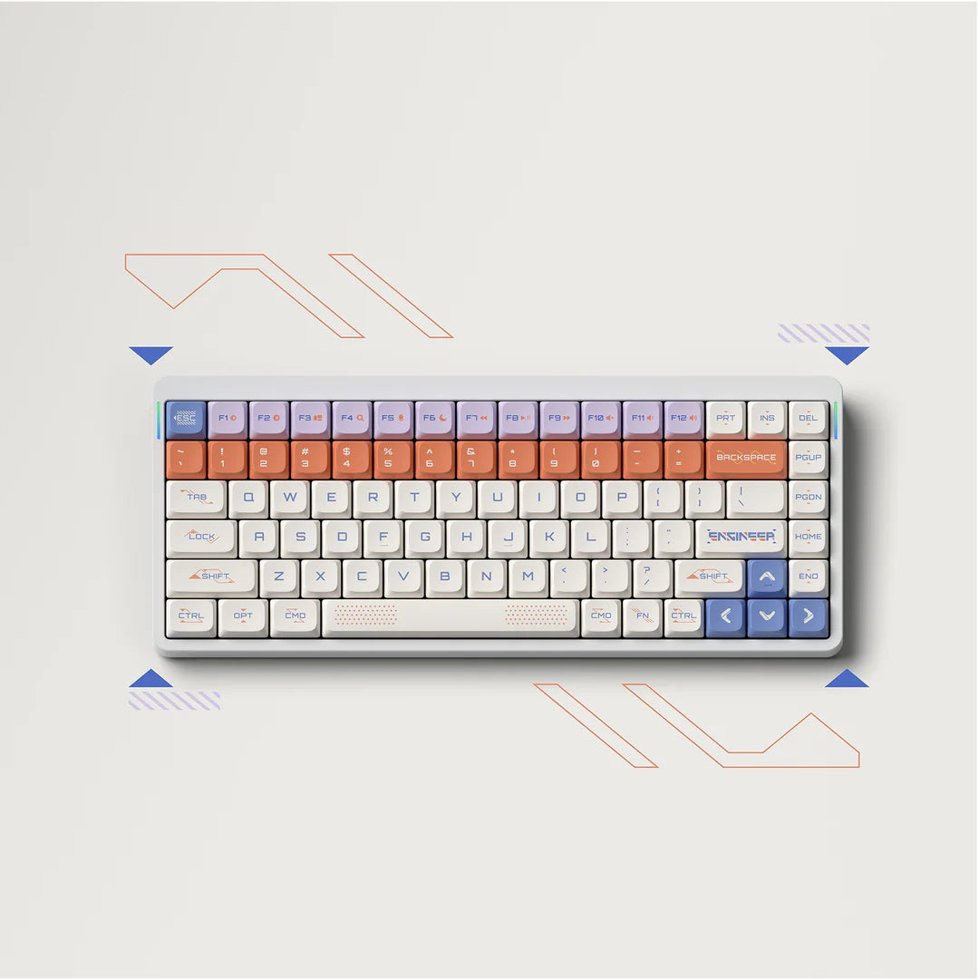 Nuphy x Keytok Low-Profile Space Engineer nSA Dye-sub PBT Keycaps