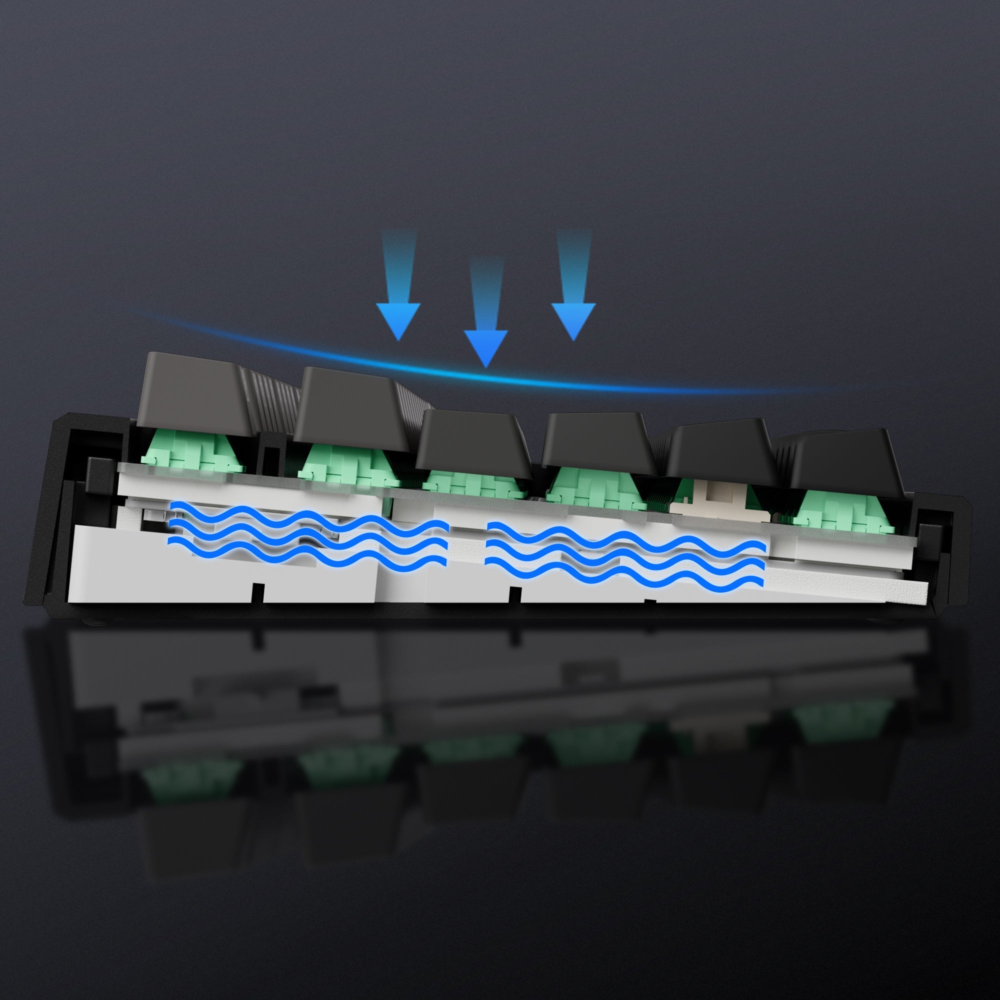 MCHOSE G87 Wireless Gasket Mount Custom Mechanical Keyboard