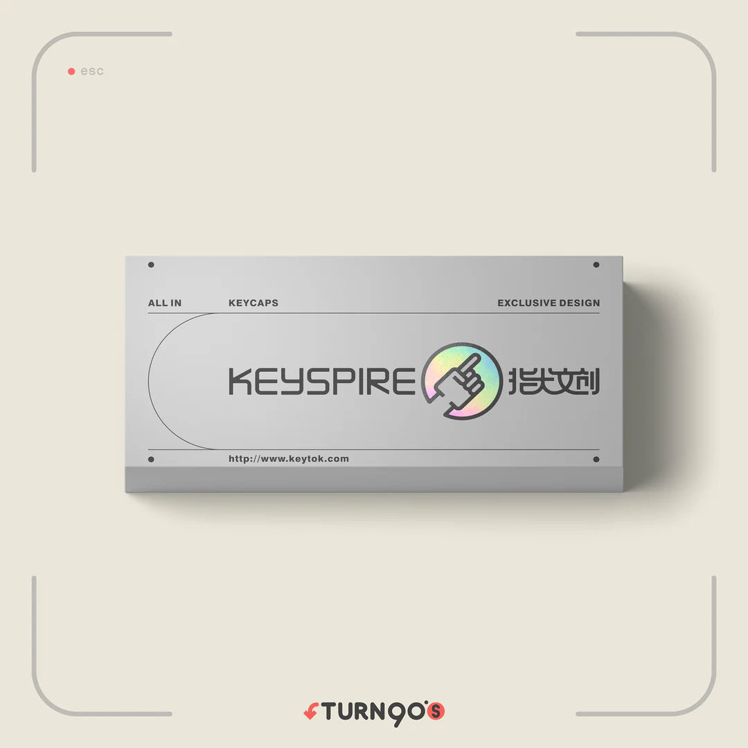 NuPhy x Keytok Turn to 90's Smile with Resin Artisan Keycaps