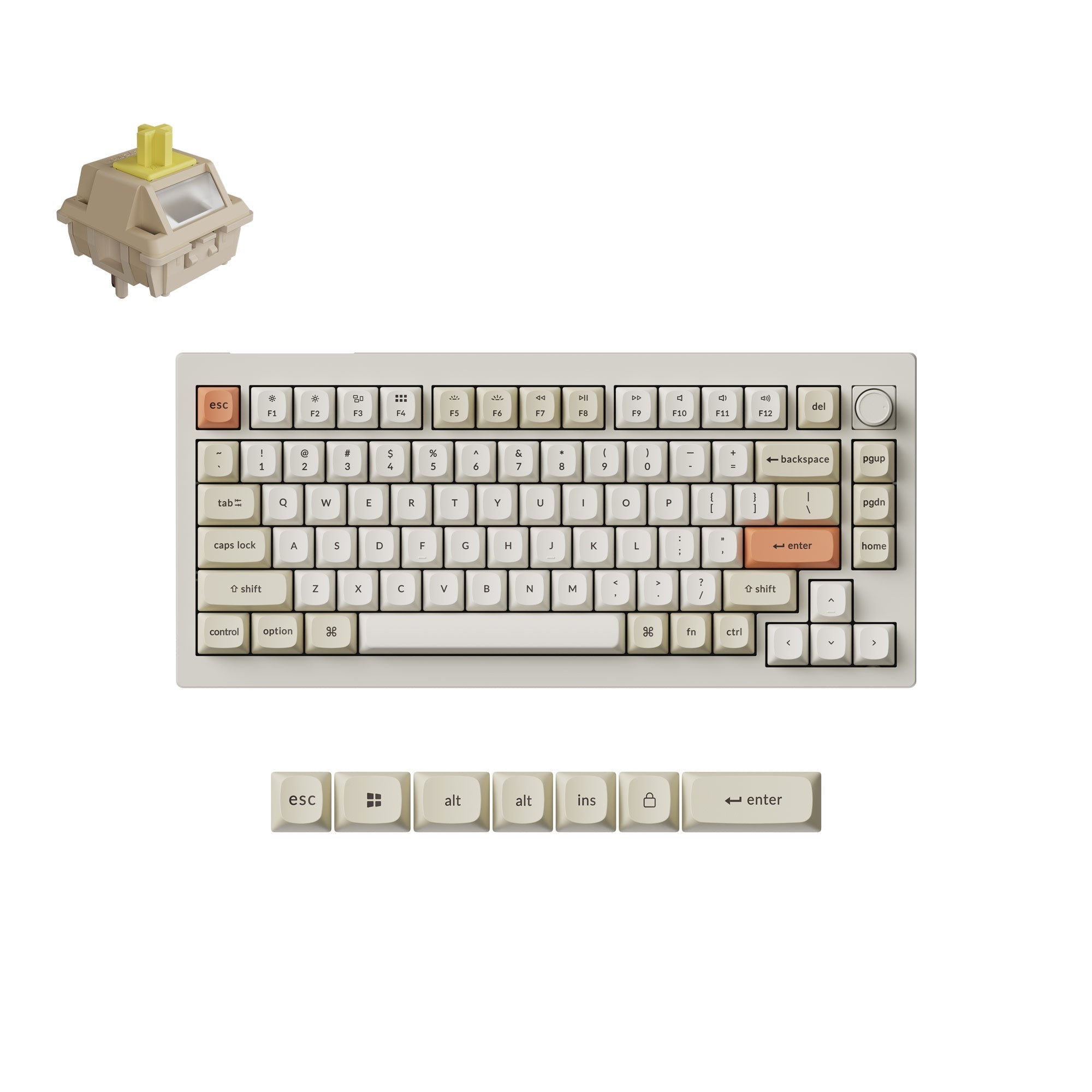 Keychron V1 Ultra 8K Wireless Custom Mechanical Keyboard