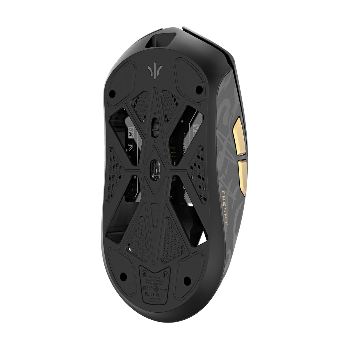 WLMOUSE Beast x v2 x The shy 8K PAW 3955HS Wireless Gaming Mouse (MAX) (Black Gold)（Pre-Order）
