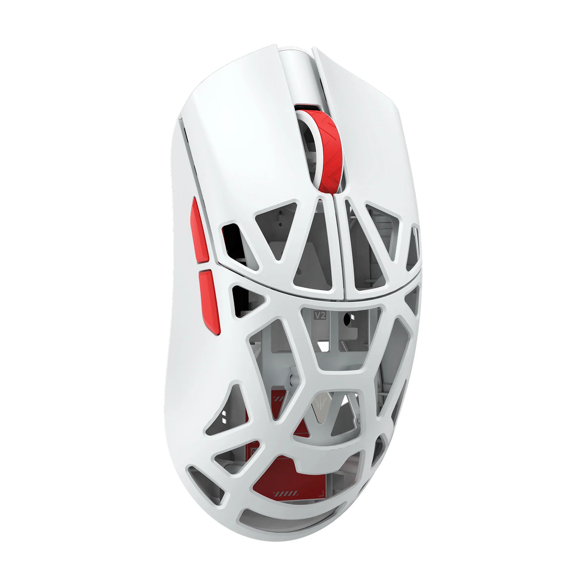 WLMOUSE Beast x v2 x The shy 8K PAW 3955HS Wireless Gaming Mouse (MAX) (White/Red)（Pre-Order）