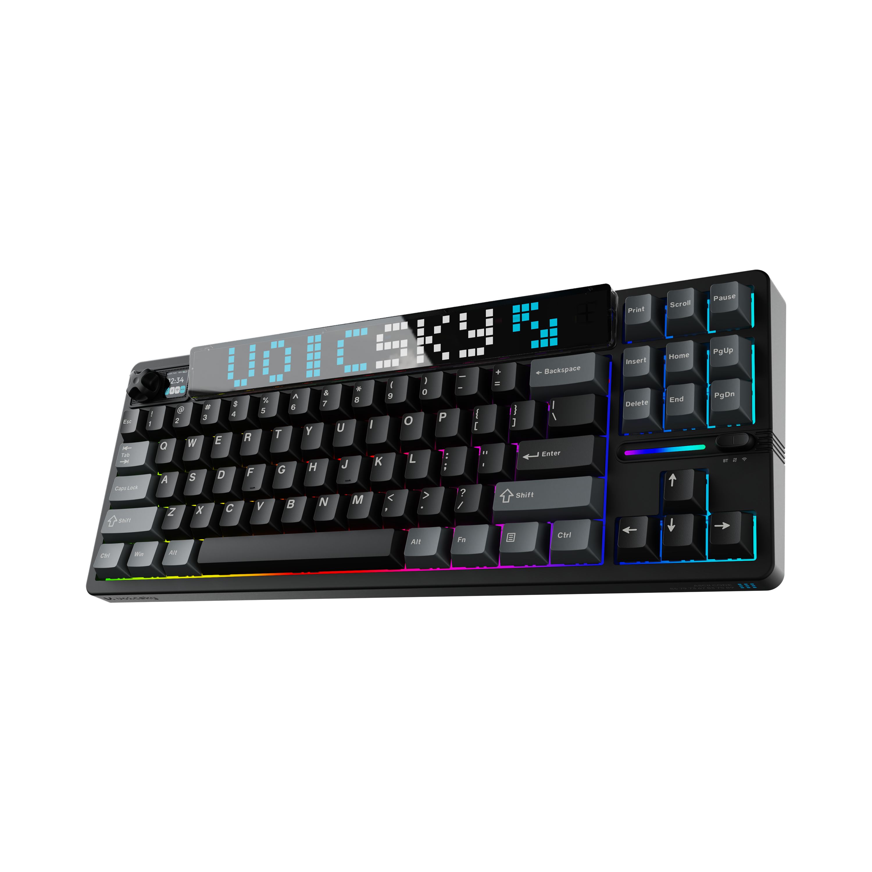 VOICSKY ATMOS 87 Wireless Mechanical Keyboard with Custom Pixel Dynamic Screen