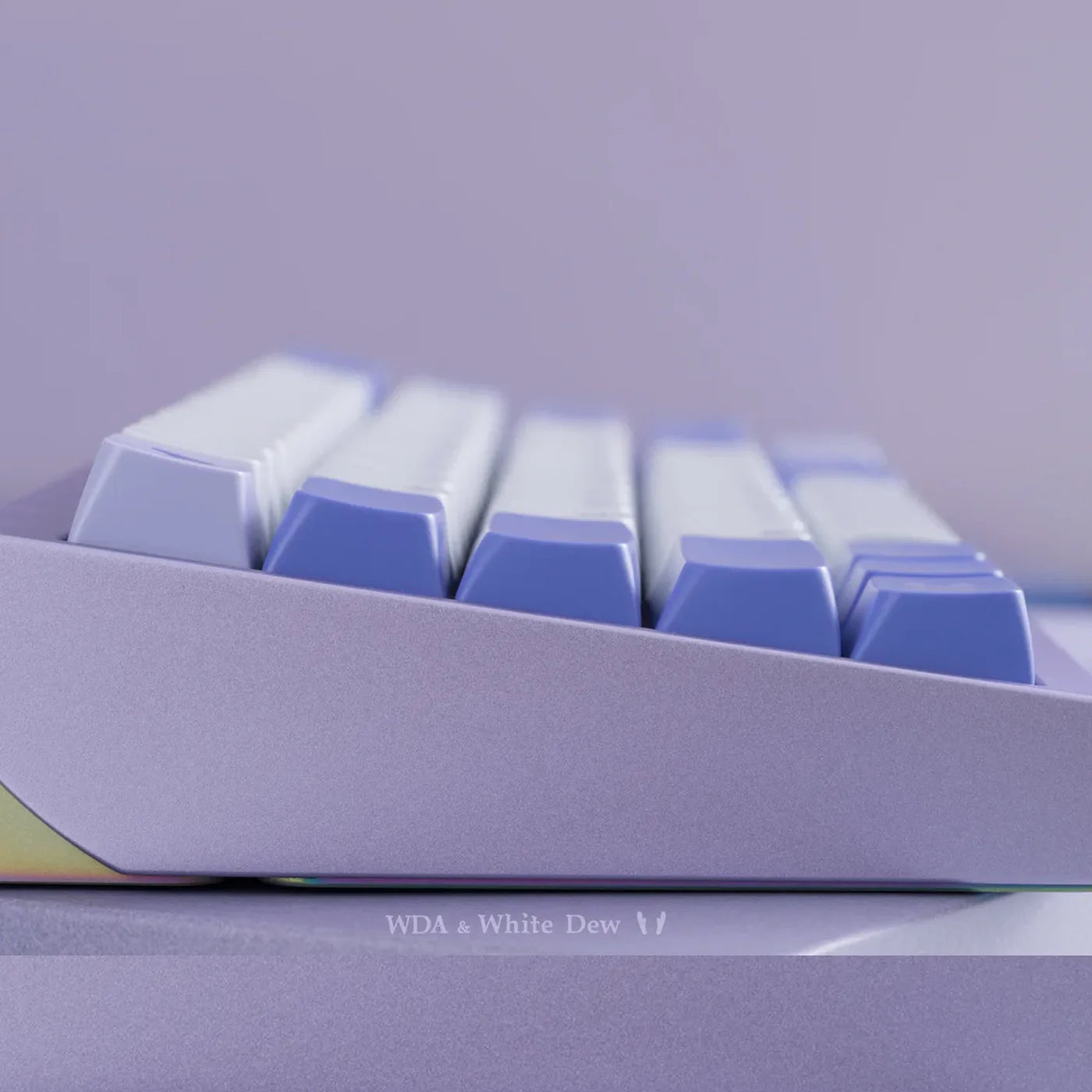 WPJ WHITE DEW WDA Profile Full Kit Keycap Set