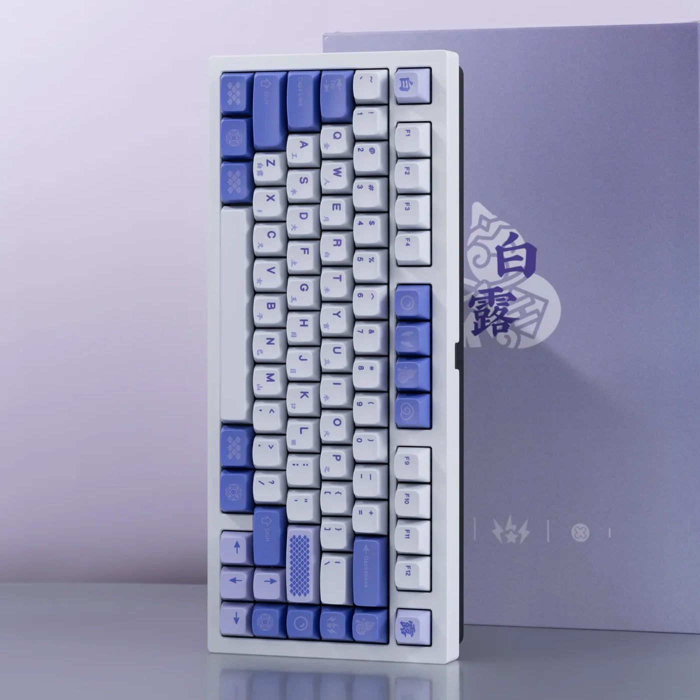 WPJ WHITE DEW WDA Profile Full Kit Keycap Set
