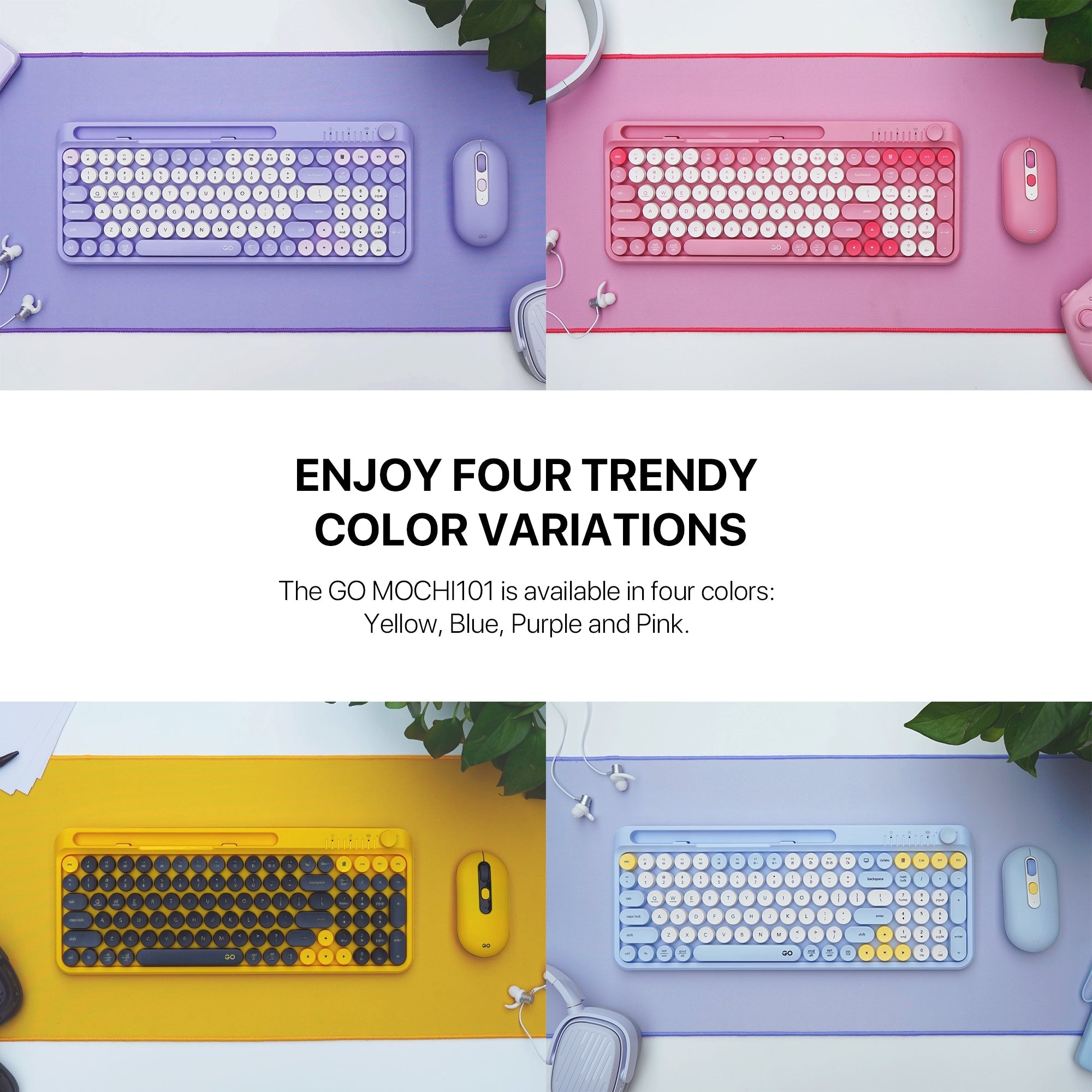 Fantech GO MOCHI101 95% Wireless Keyboard and Mouse Combo Set