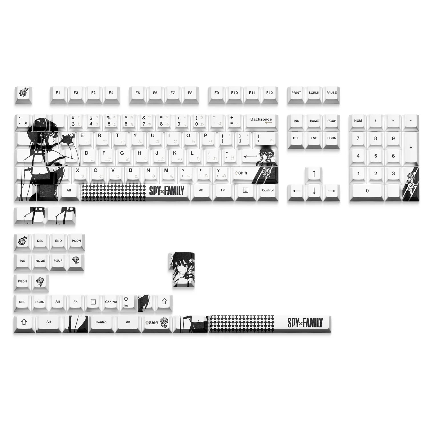 XVX SPY FAMILY Cherry Profile 5-sided Dye-Sub PBT Keycap