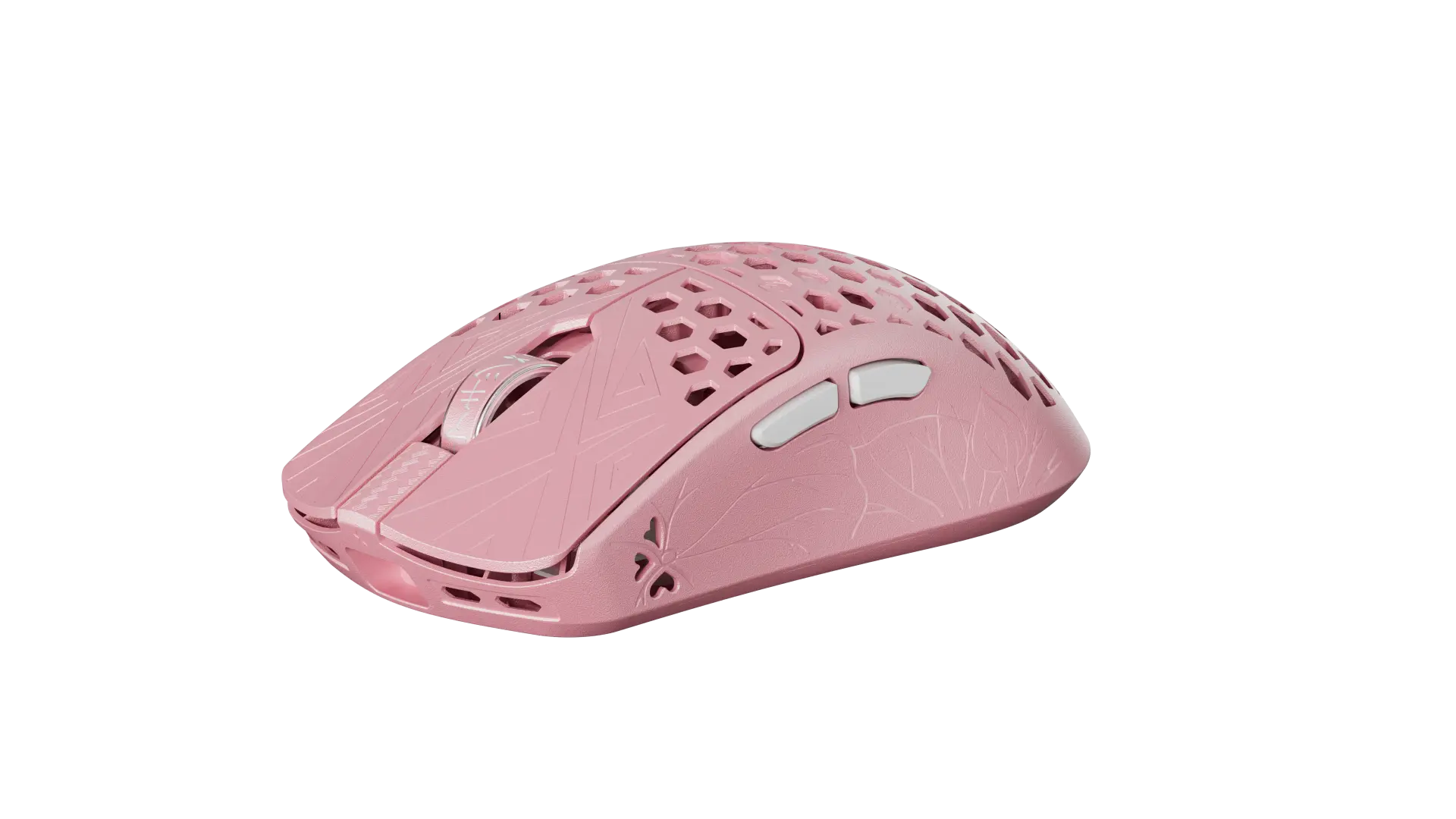 TENKO®-AKITSU Pink Carbon Fiber 8K Wireless Gaming Mouse（Pre-Order）